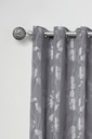 Mirrored - Extendable Curtain Pole in Chrome (With rings) - Image 3