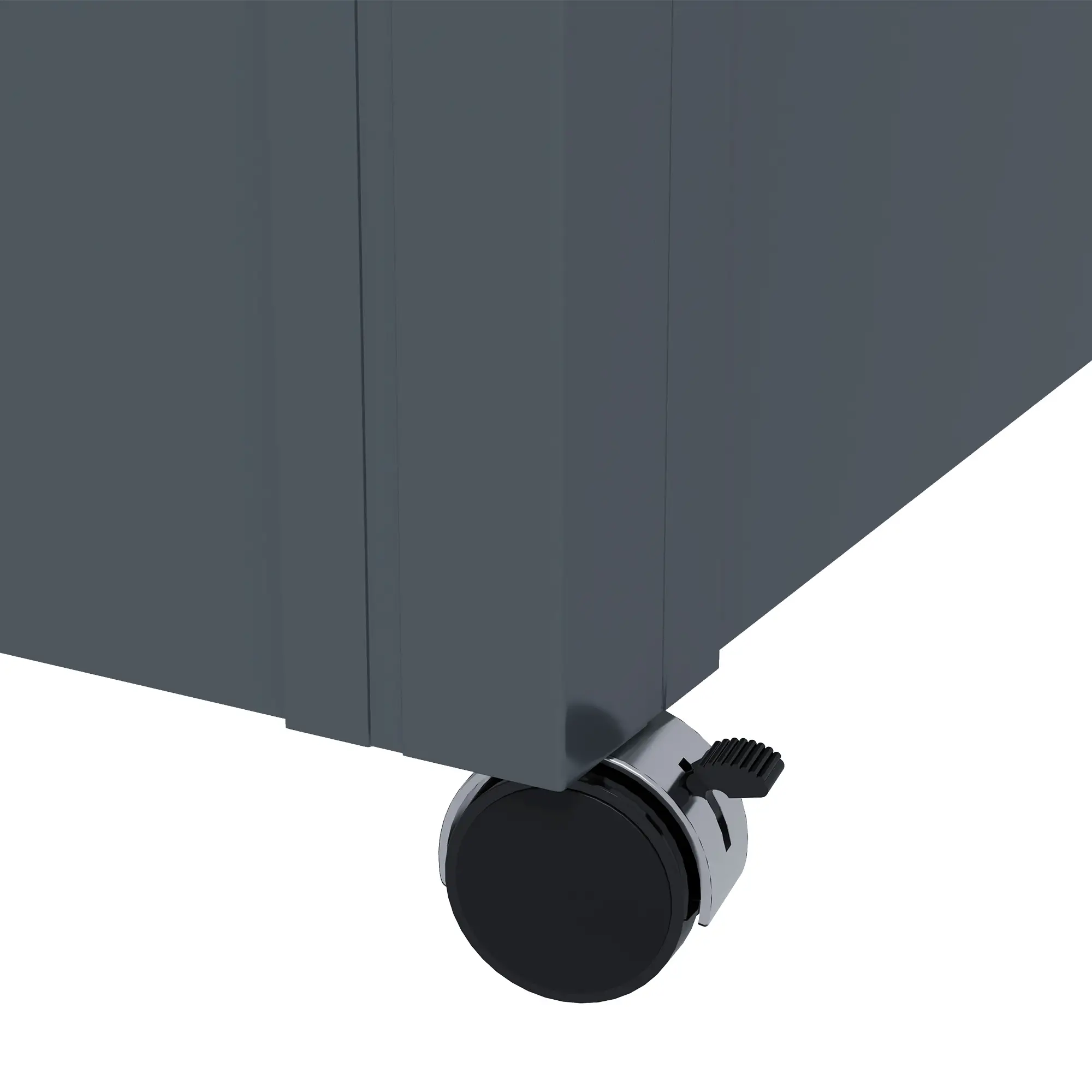 Outsunny 311L Steel Garden Storage Box, Dark Grey - Image 9