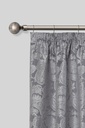 Sphere - Extendable Curtain Pole in Black Silk (with rings) - Image 2