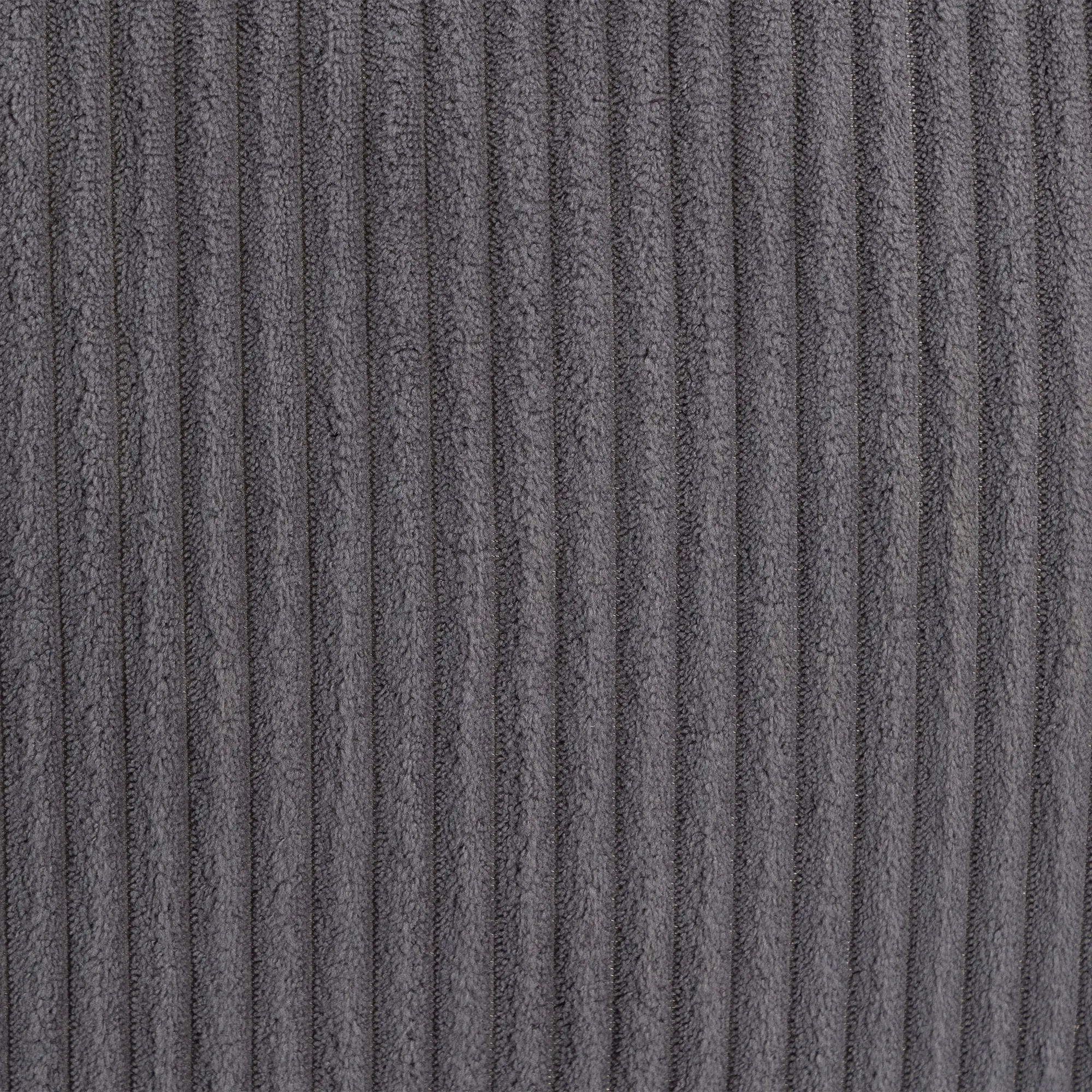 2 Seater Corduroy Sofa 144 x 76 x 89cm - Dark Grey - 12