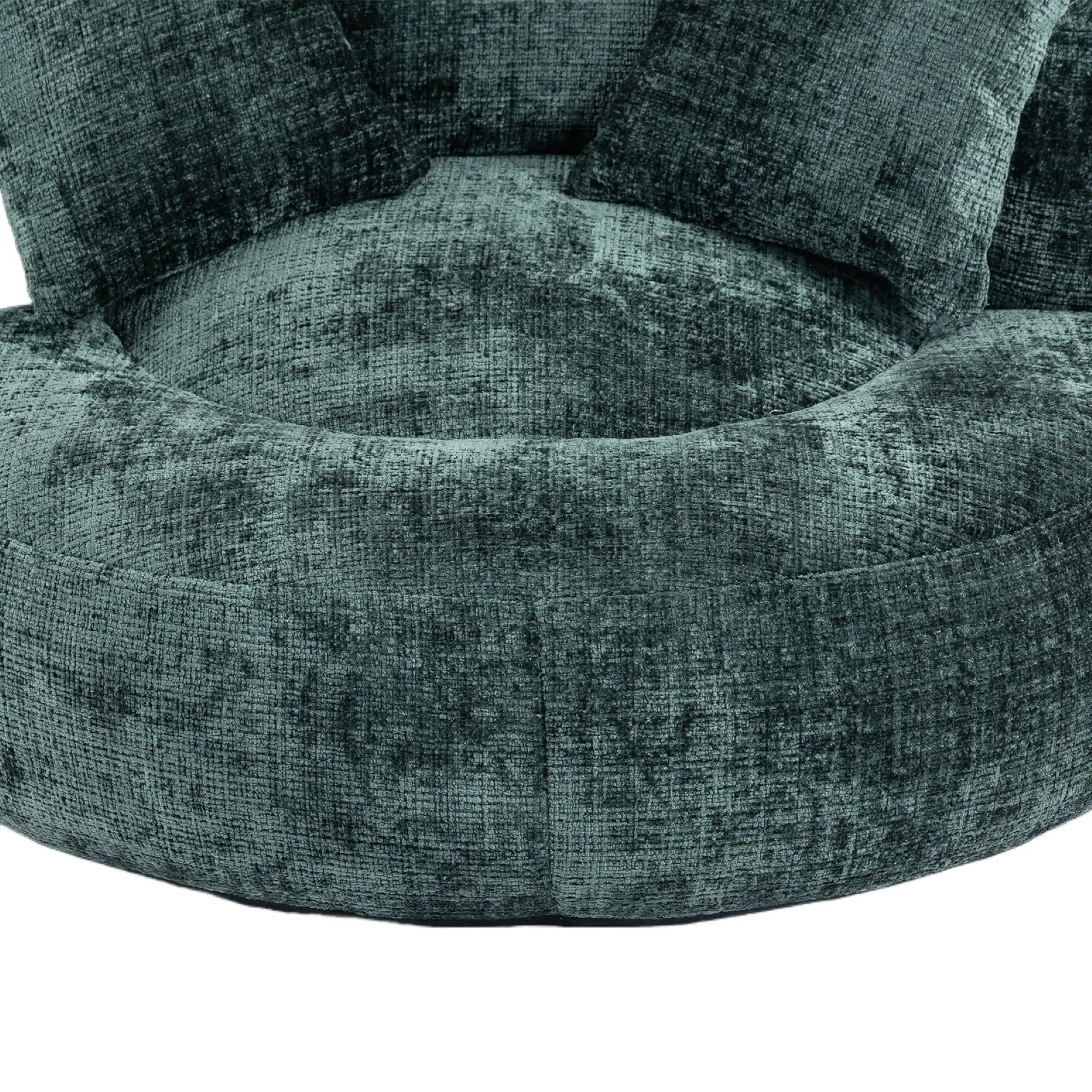 Chenille Armchair 108 x 108 x 52cm - Green - 13