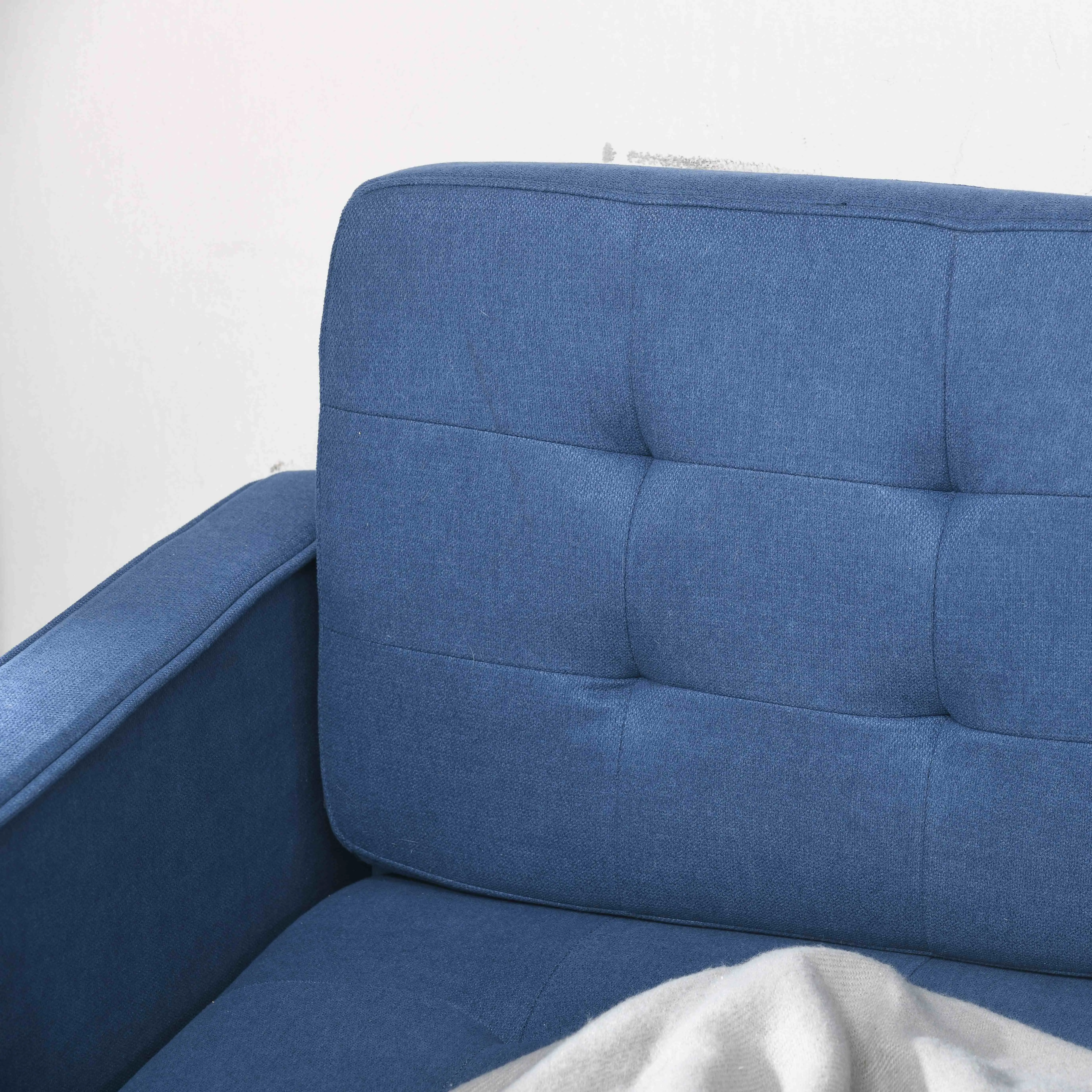 2 Seater Sofa 117 x 62 x 78cm - Blue - 8