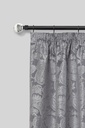 Cristalla - Extendable Curtain Pole in Matt Black (With rings) - Image 2