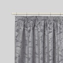 Fenton - Extendable Curtain Pole in Brushed Silver (With rings) - Image 2