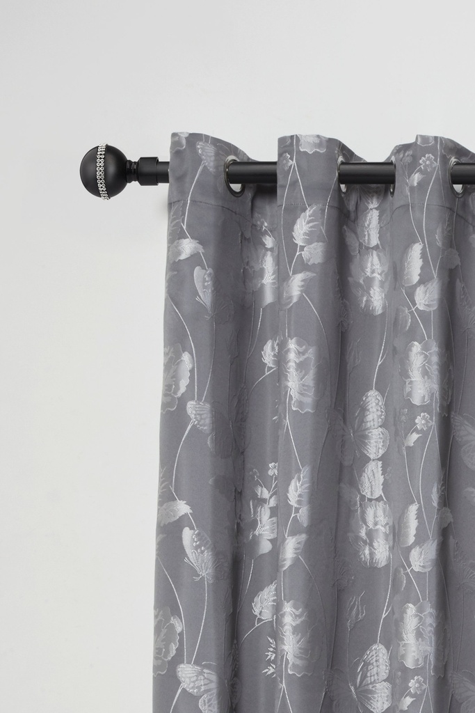 Bejeweled - Extendable Curtain Pole in Matt Black - Image 2