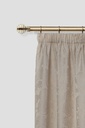 Geneva - Extendable Curtain Pole in Antique Brass (With rings) - Image 2