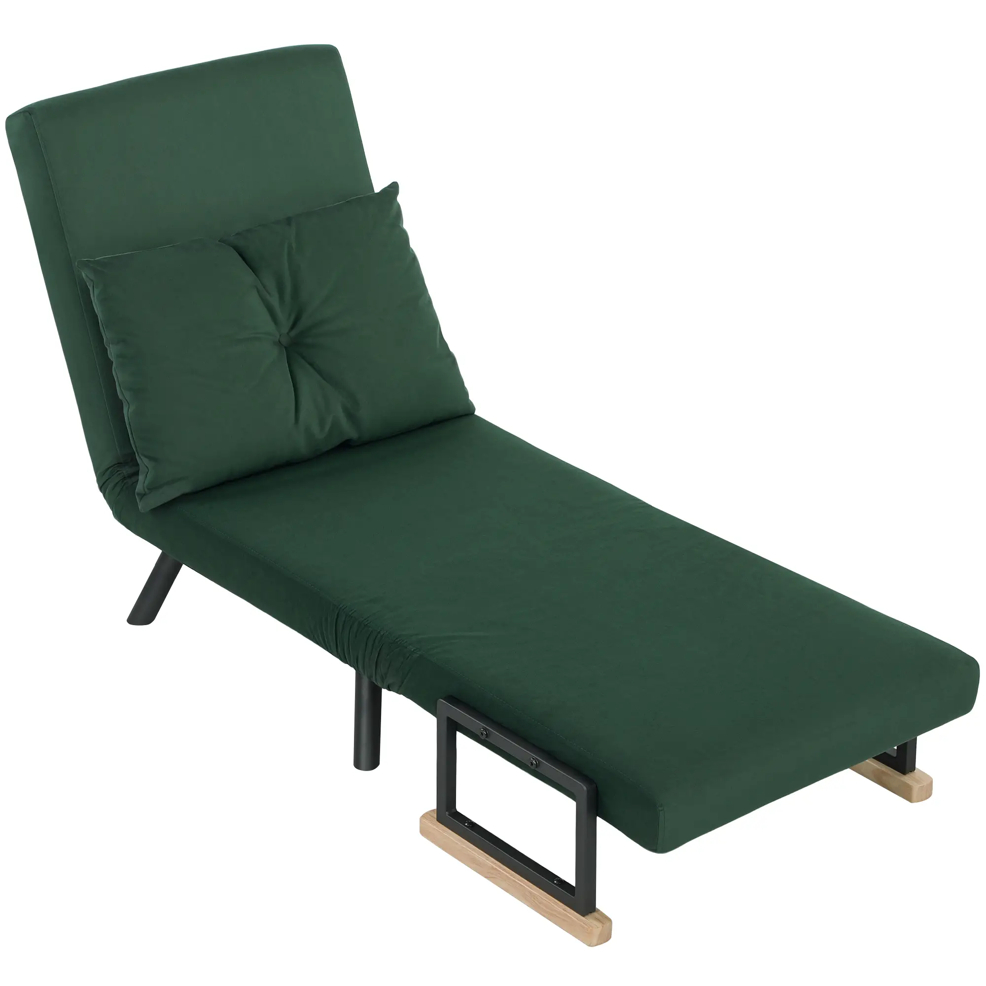 Velvet Armchair 63 x 73 x 81cm - Green - 11