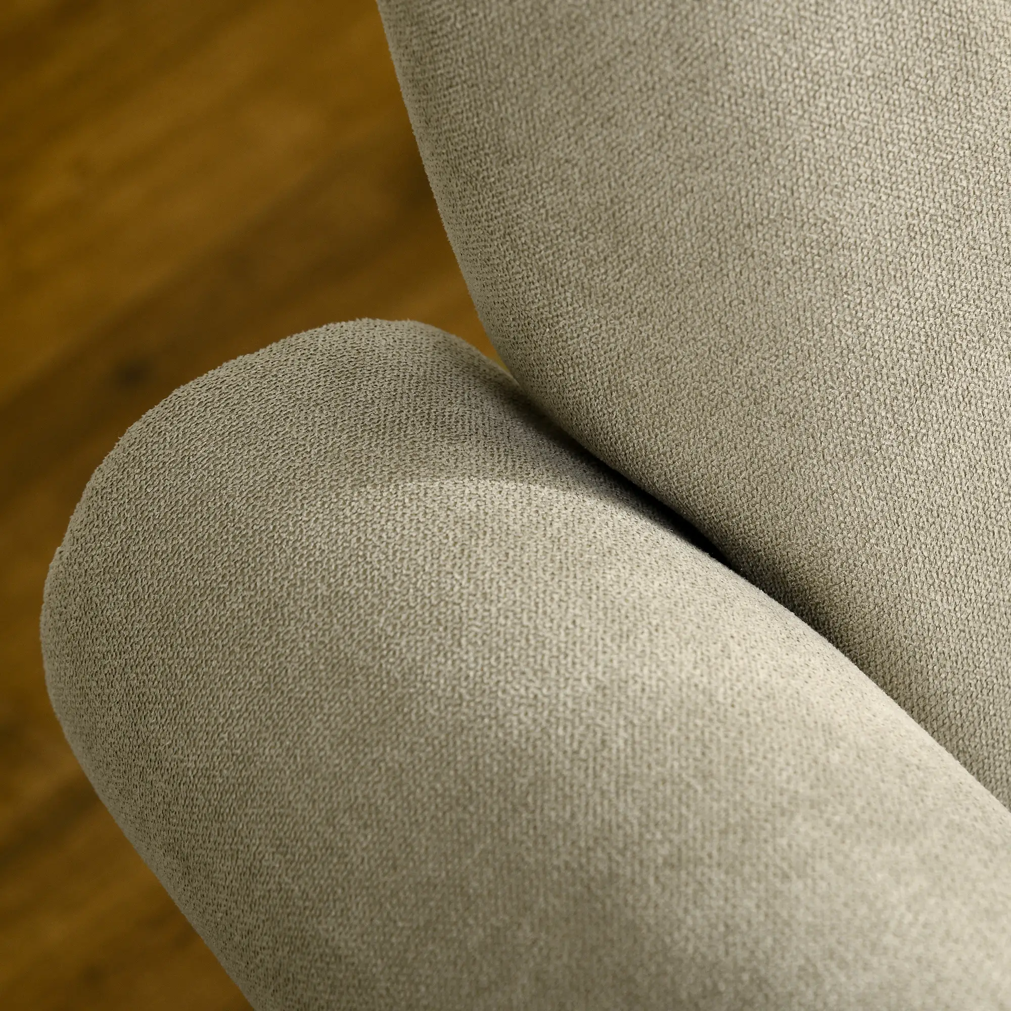 Linen Armchair 80 x 73 x 94cm - Beige - 8