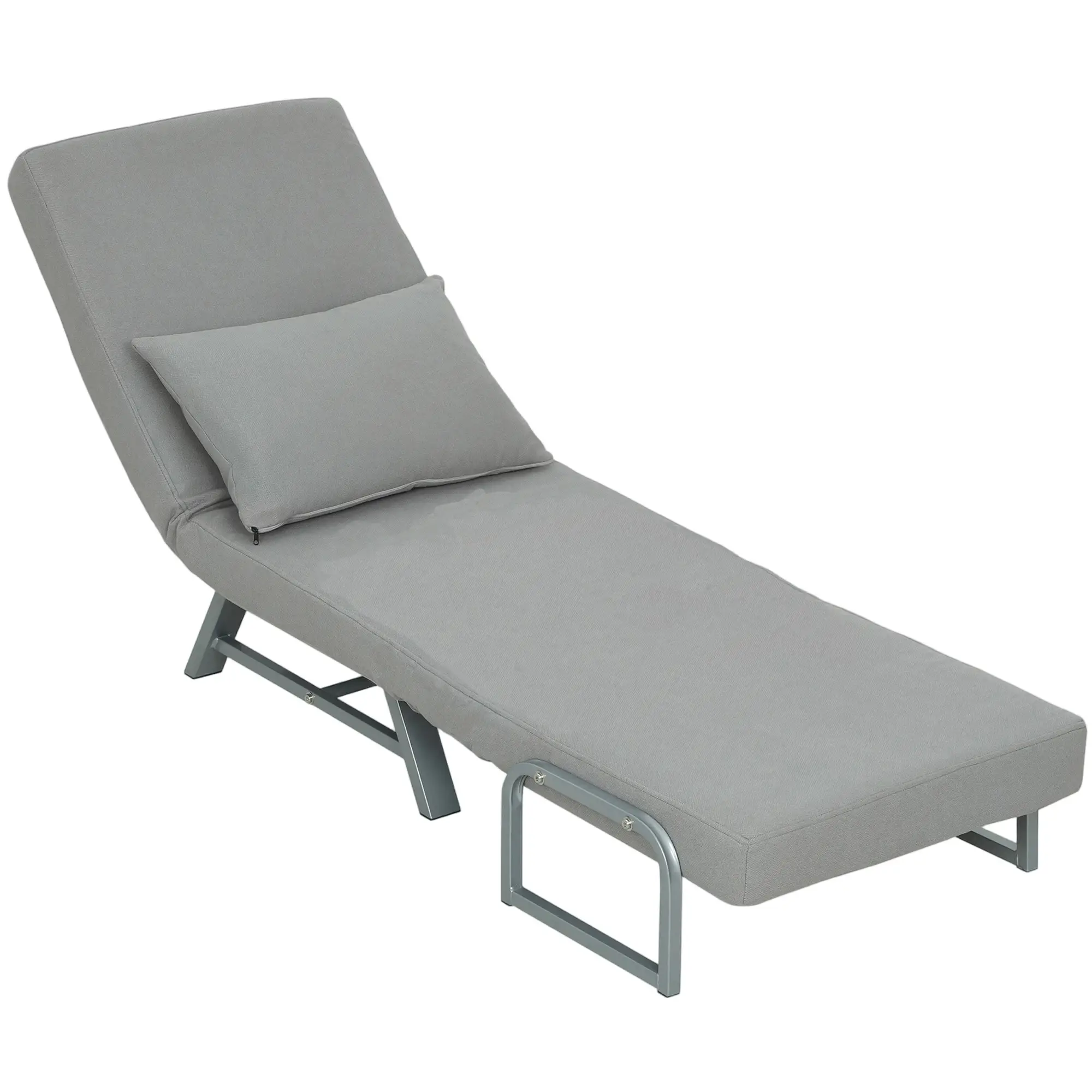 Linen Sofa Bed 73 x 78 x 81cm - Light Grey - 14