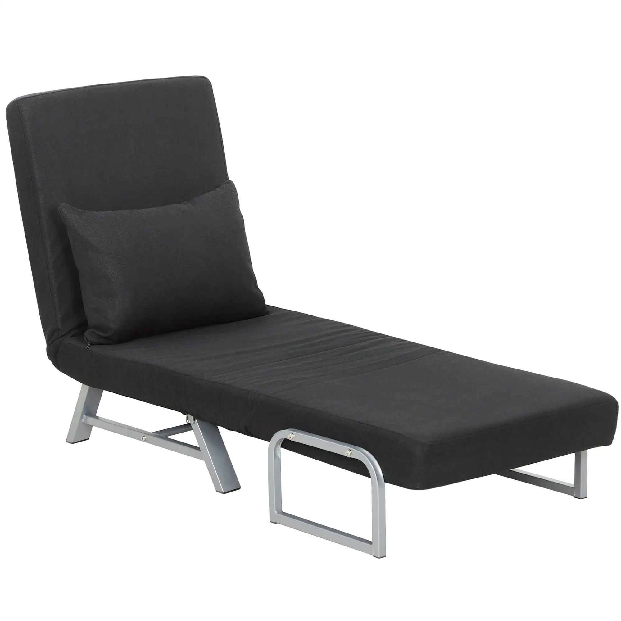 Linen Sofa Bed 73 x 78 x 81cm - Black - 14