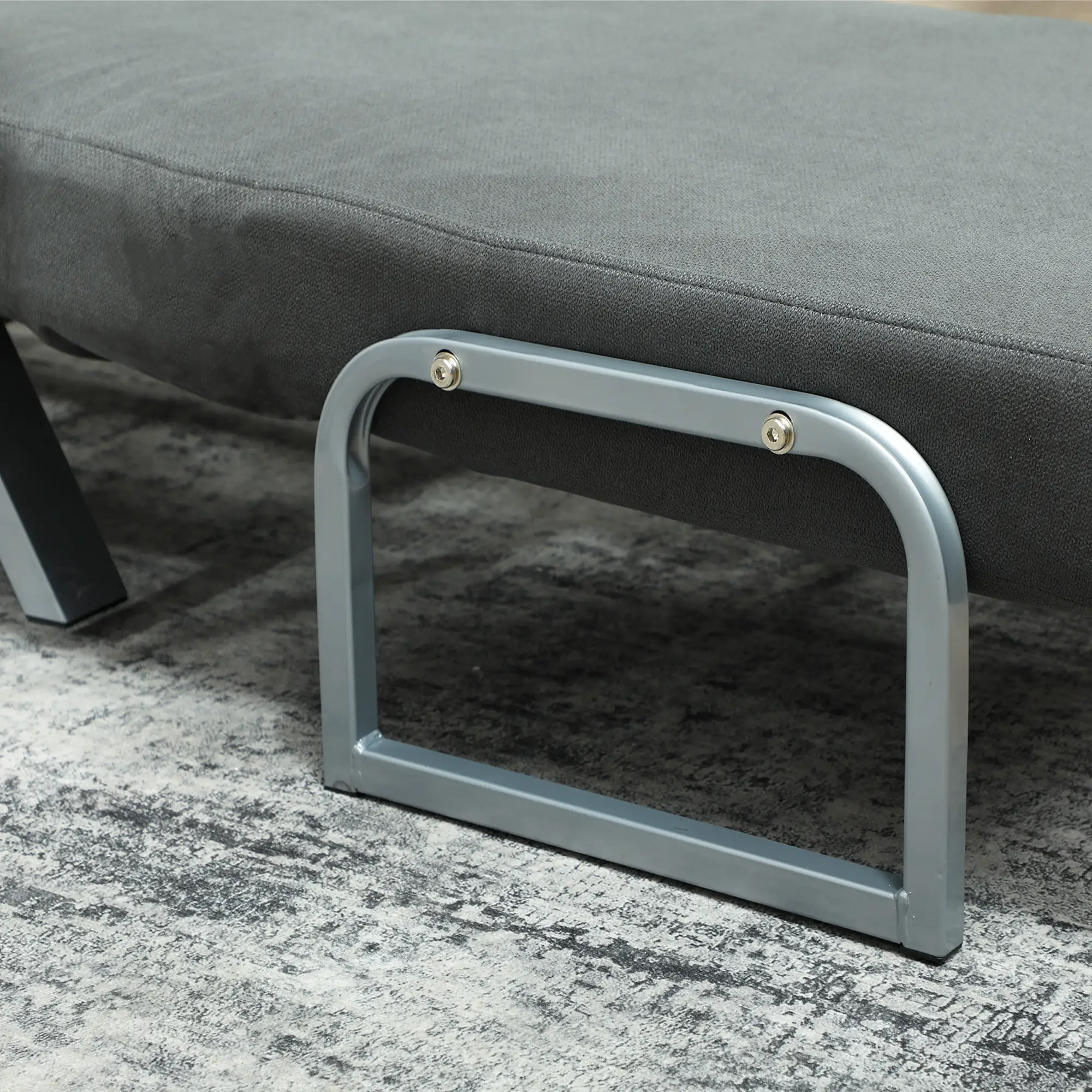 Linen Sofa Bed 73 x 78 x 81cm - Dark Grey - 10