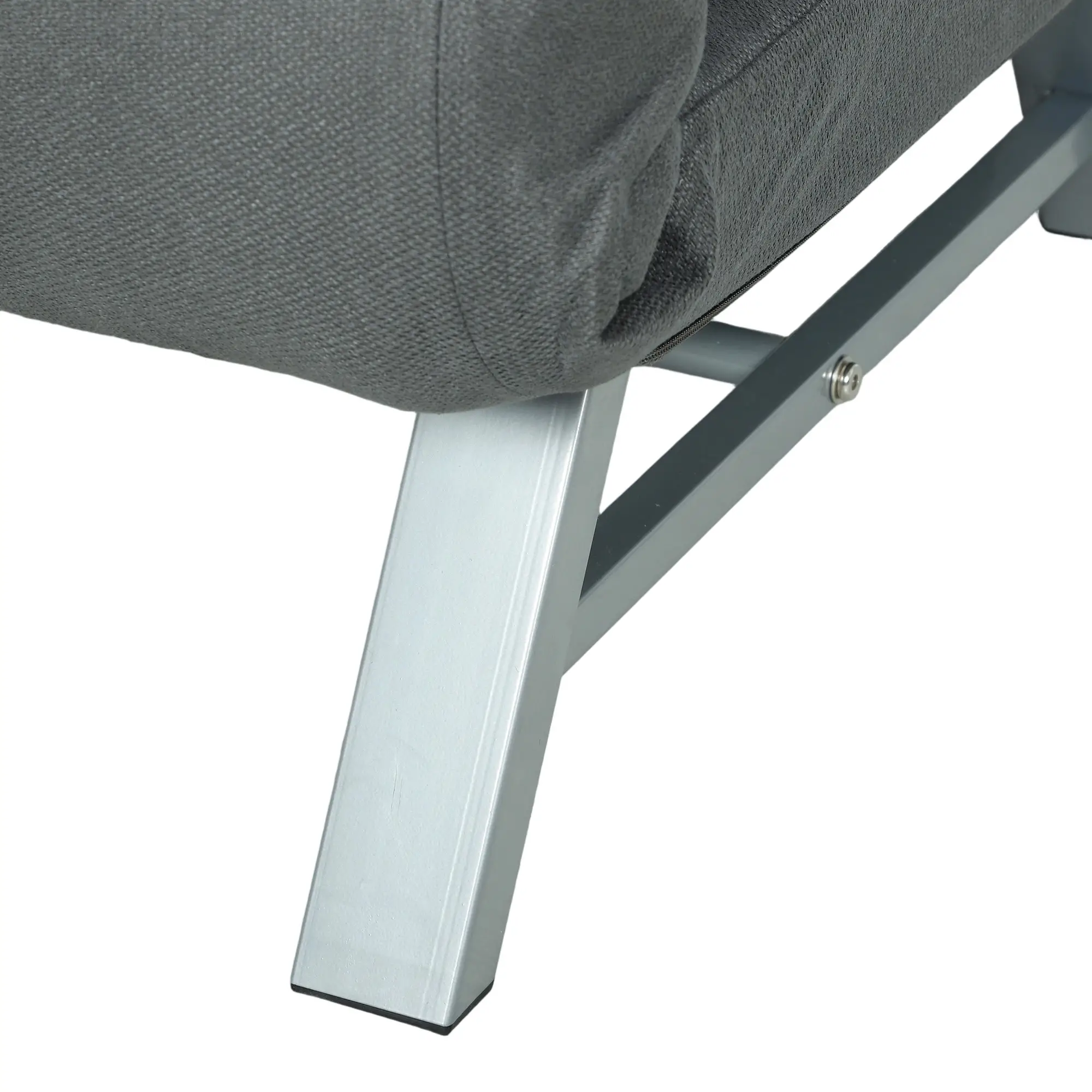 Linen Sofa Bed 73 x 78 x 81cm - Dark Grey - 11