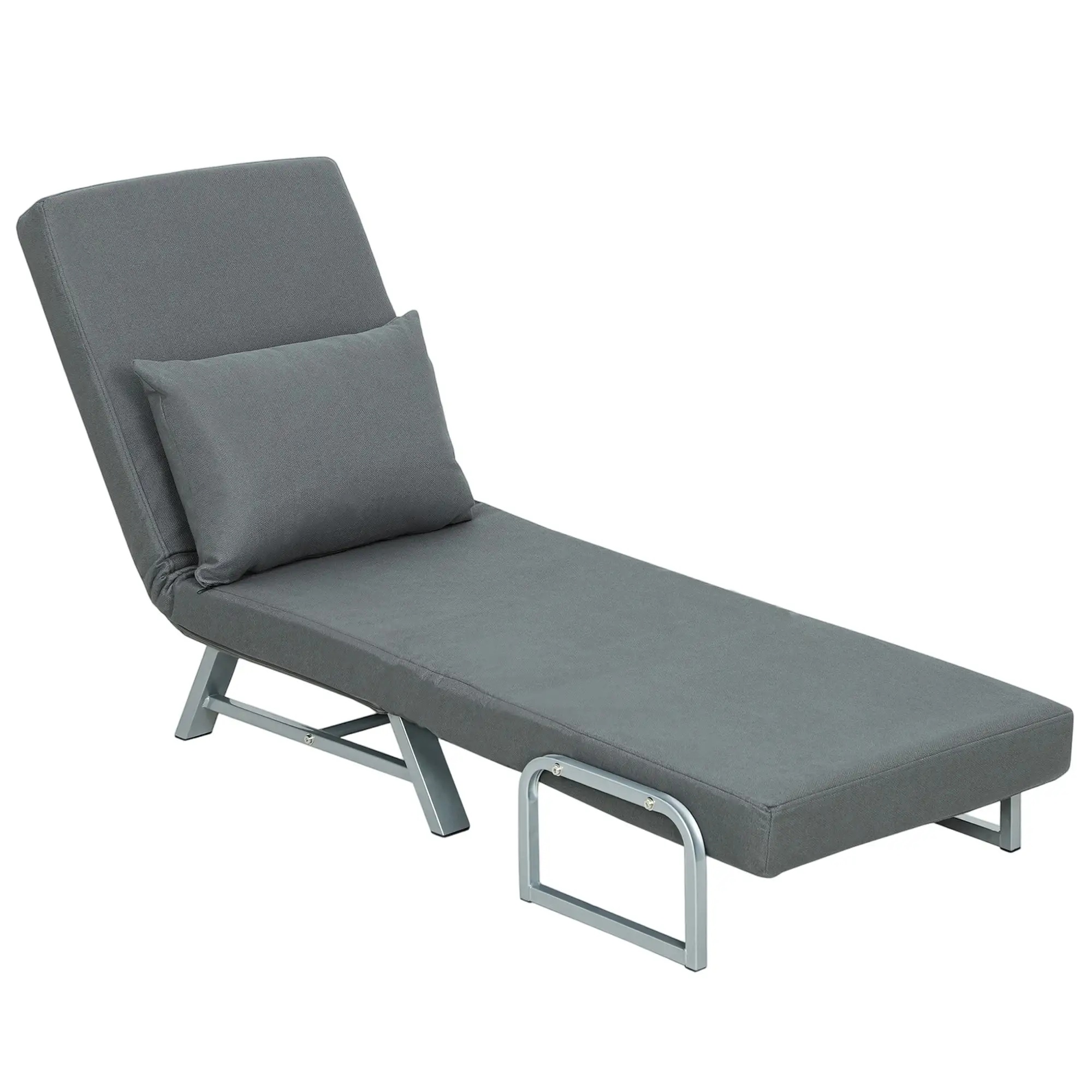 Linen Sofa Bed 73 x 78 x 81cm - Dark Grey - 14