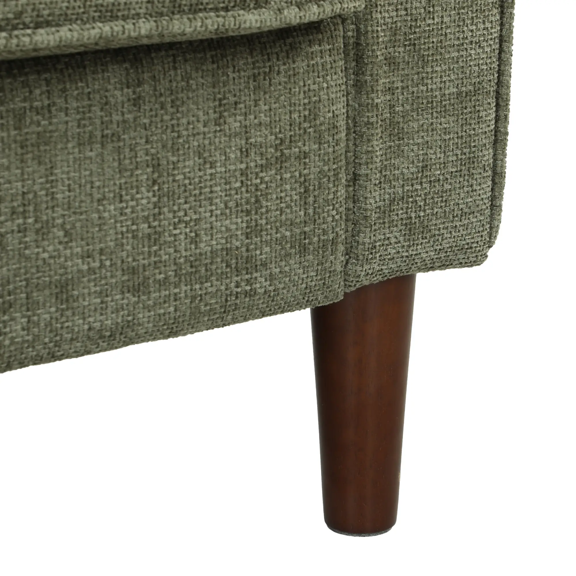 3 Seater Velvet Sofa 199 x 80 x 86cm - Green - 10