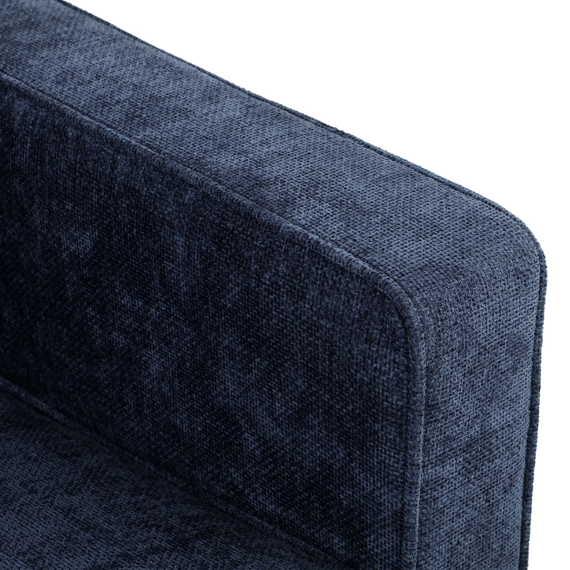 3 Seater Velvet Sofa 199 x 80 x 86cm - Dark Blue - 10