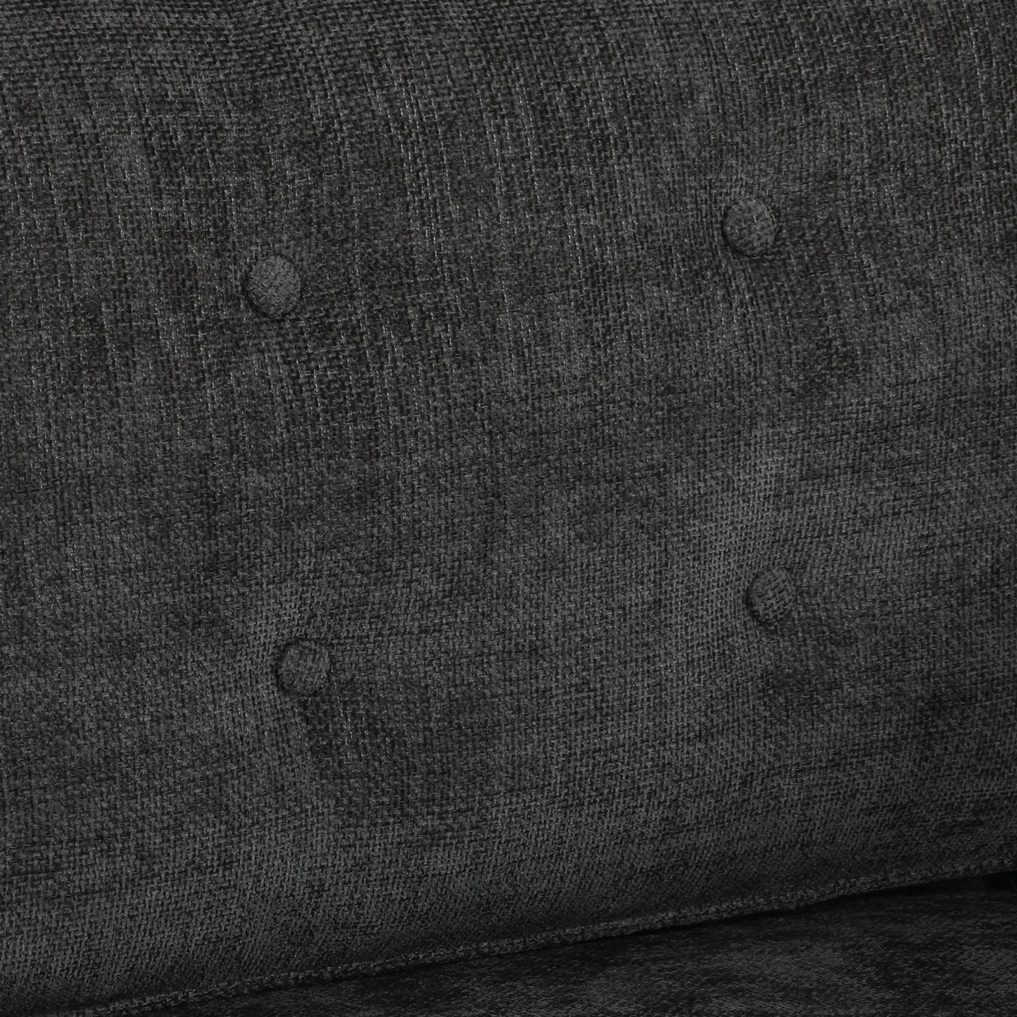 3 Seater Velvet Sofa 199 x 80 x 86cm - Dark Grey - 10