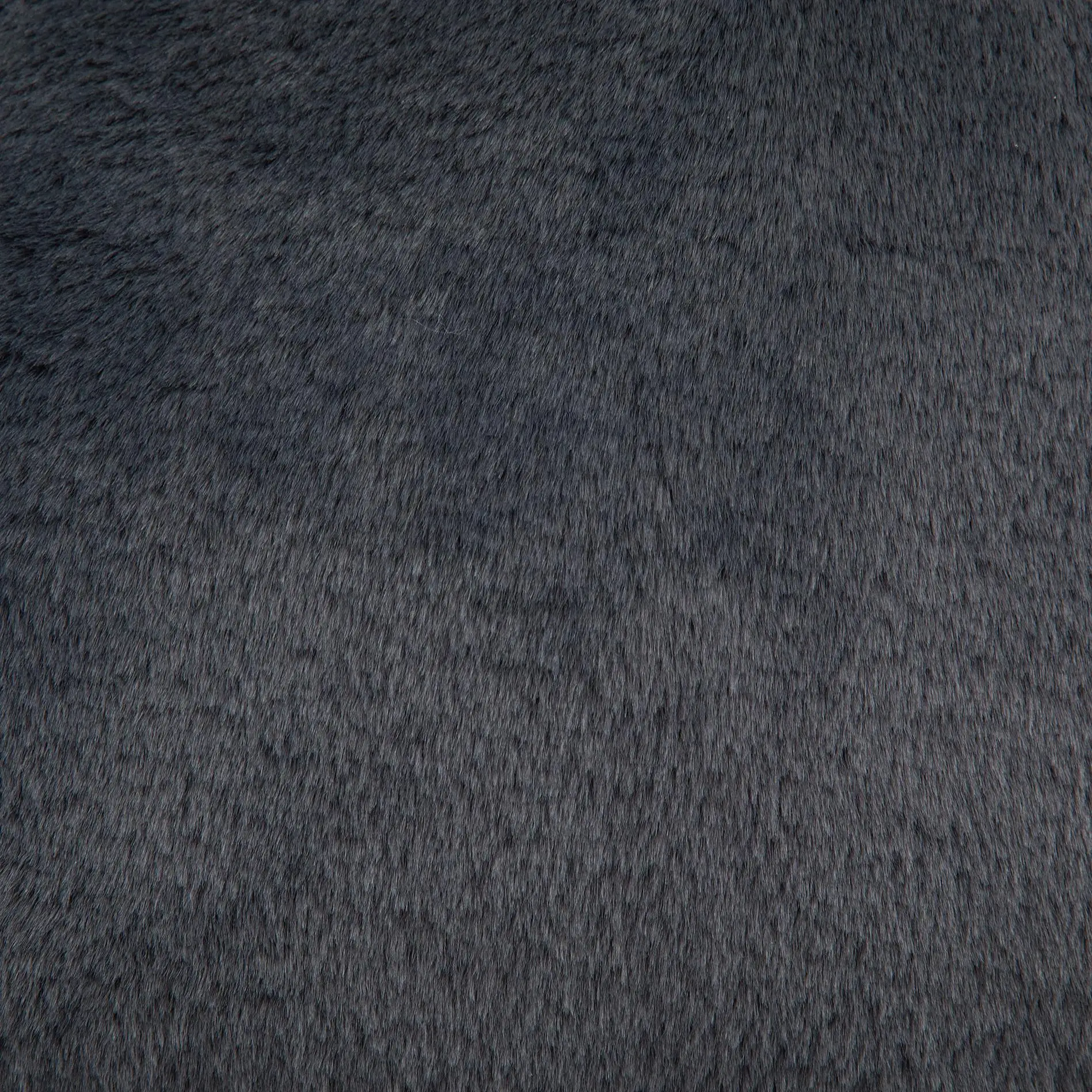 Corner Faux Fur Armchair 100 x 90 x 57cm - Carbon Black - 13