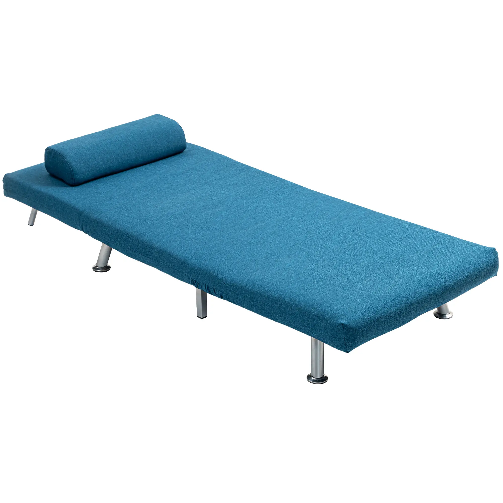 Linen Sofa Bed 75 x 70 x 75cm - Blue - 11