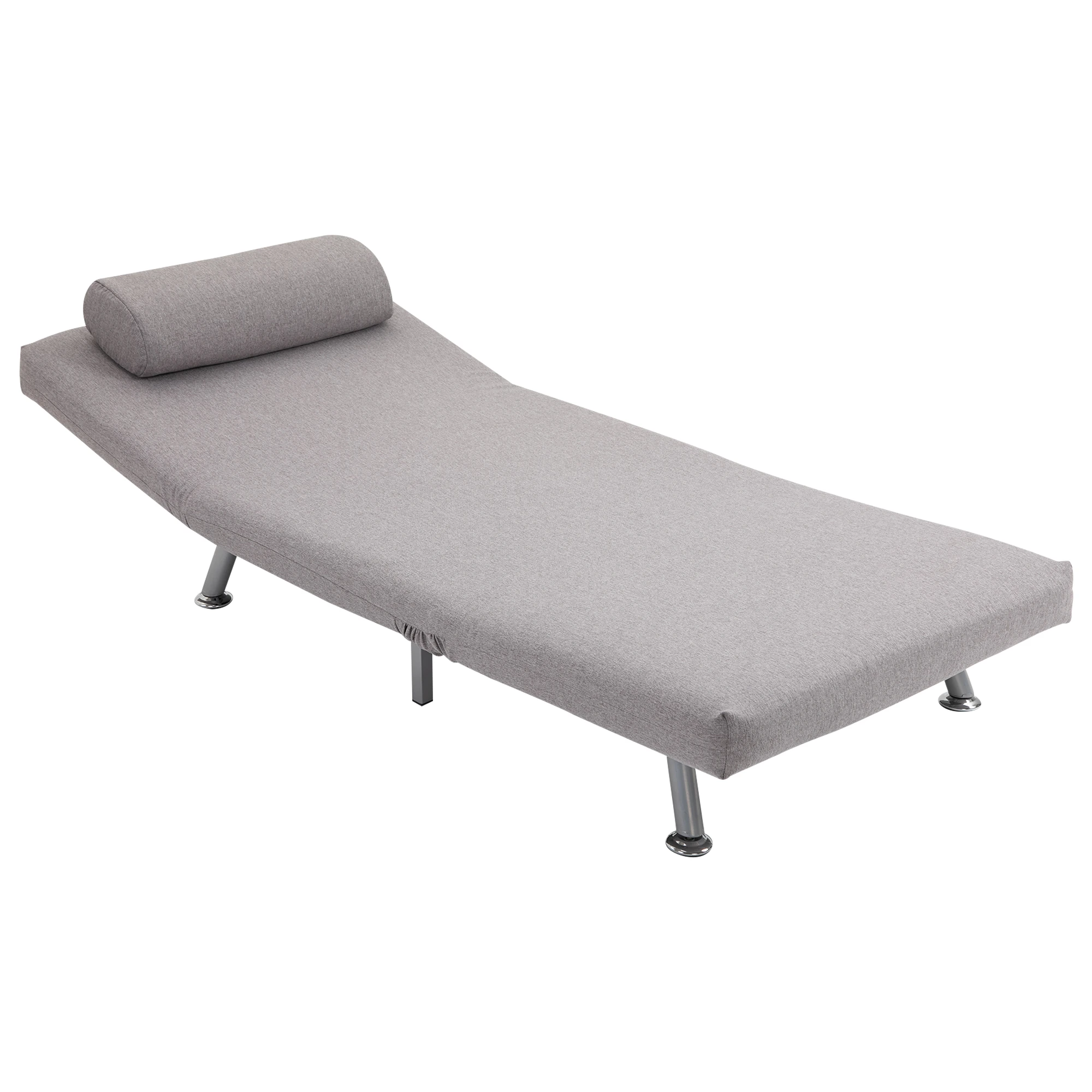 Linen Sofa Bed 75 x 70 x 75cm - Grey - 9