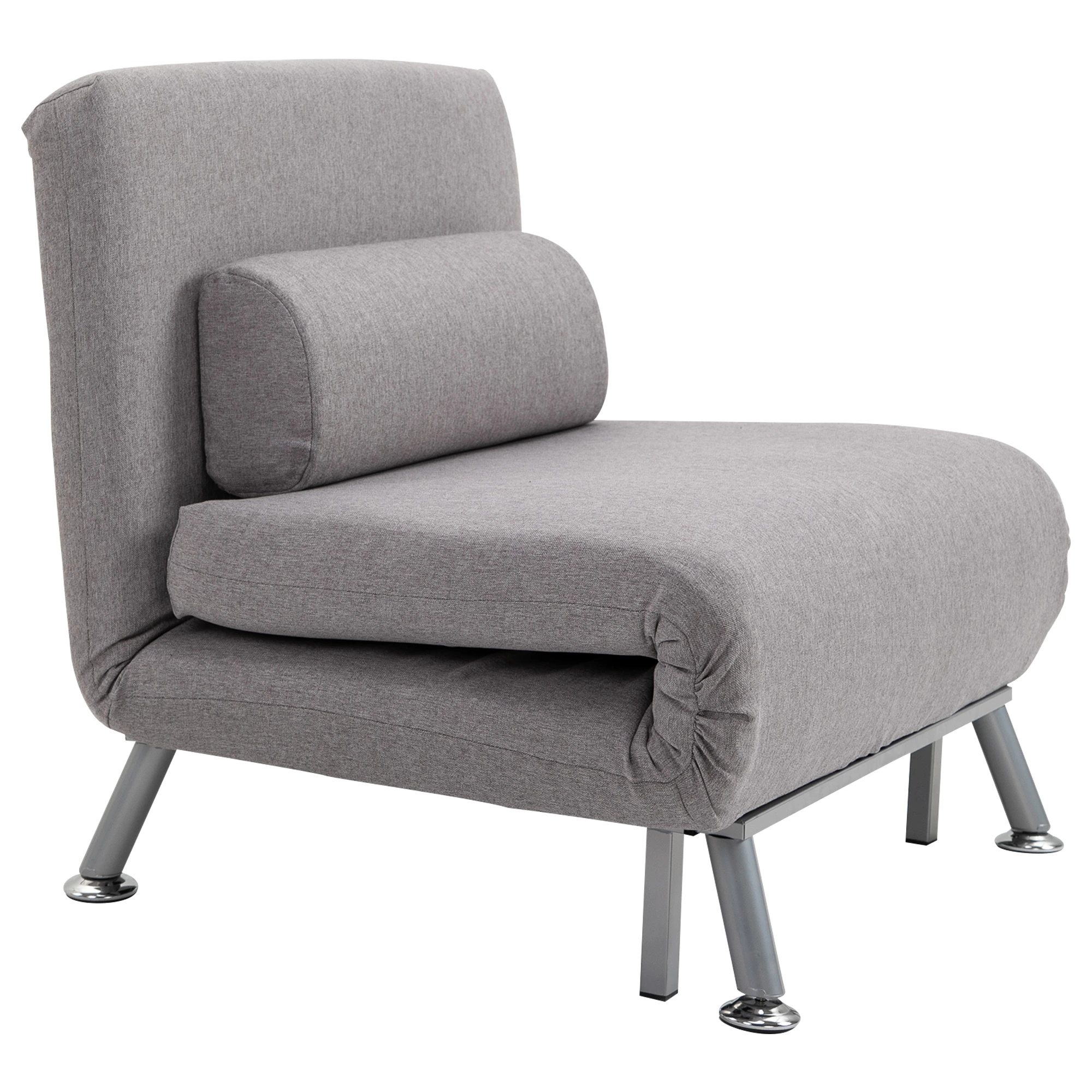 Linen Sofa Bed 75 x 70 x 75cm - Grey - 11