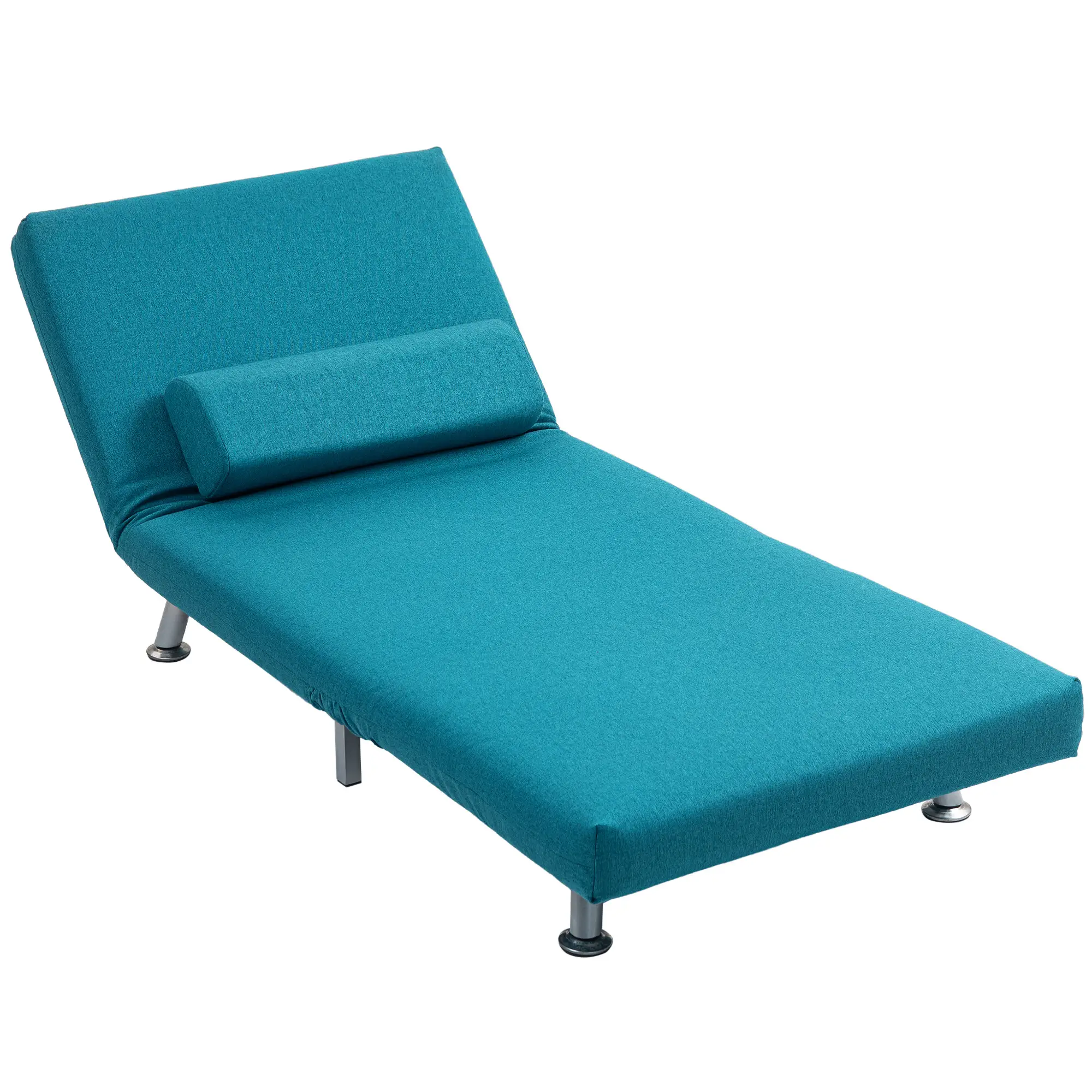 Linen Sofa Bed 75 x 70 x 75cm - Dark Blue - 11
