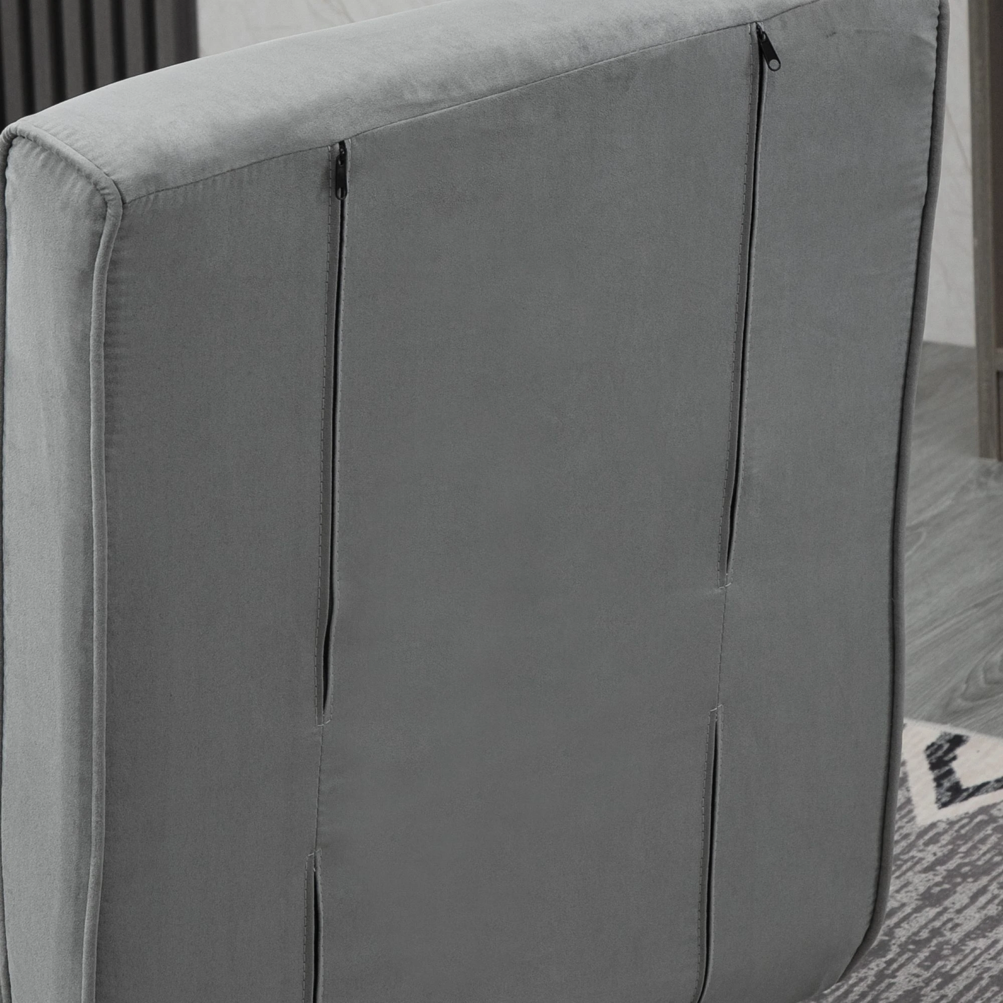 Sofa Bed 80 x 65 x 69cm - Light Grey - 10
