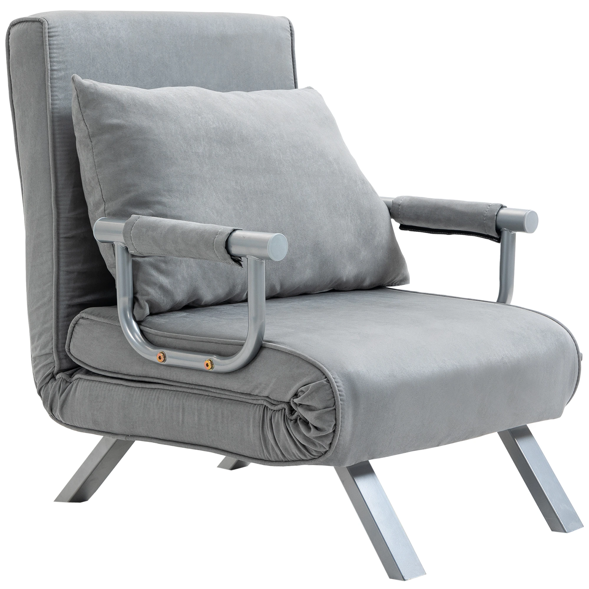 Sofa Bed 80 x 65 x 69cm - Light Grey - 12