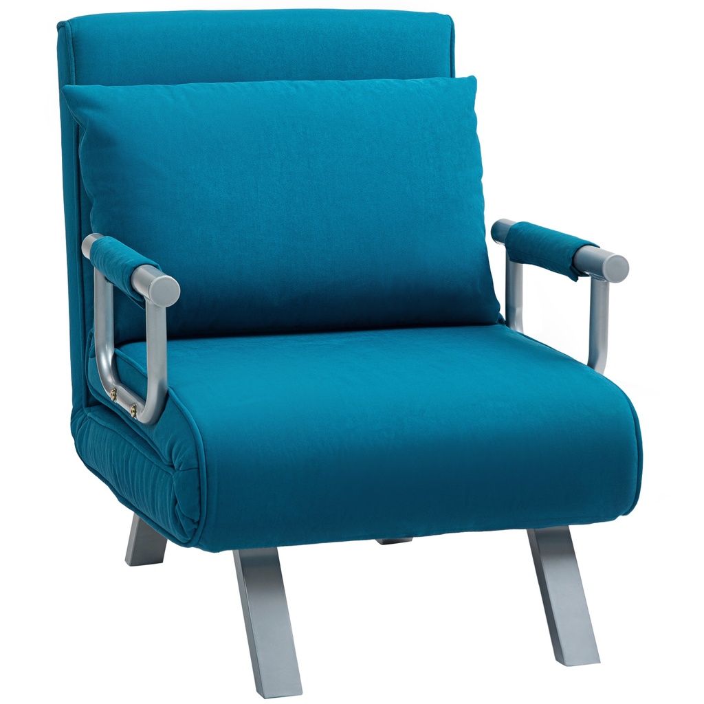Sofa Bed 80 x 65 x 69cm - Blue - 1