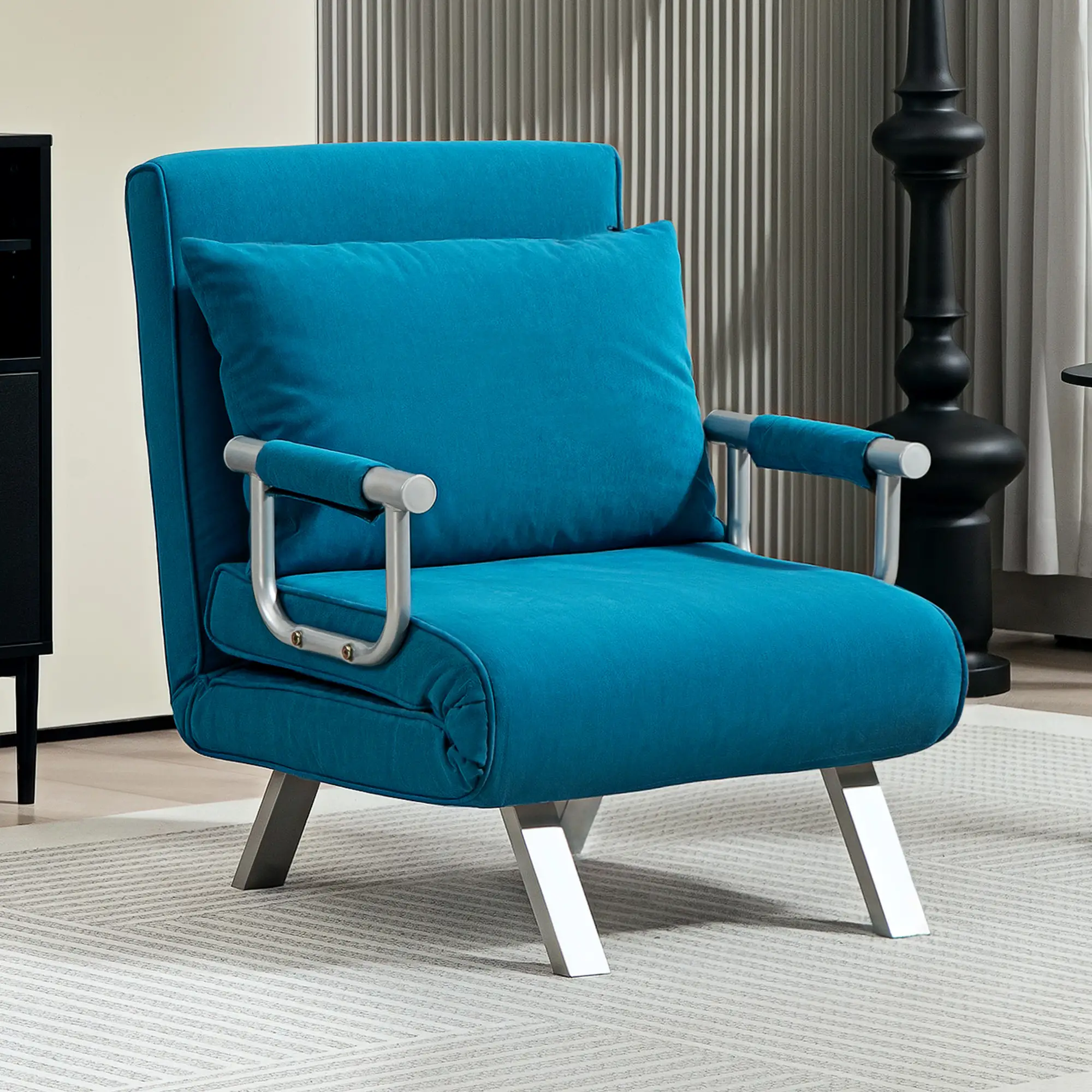 Sofa Bed 80 x 65 x 69cm - Blue - 10
