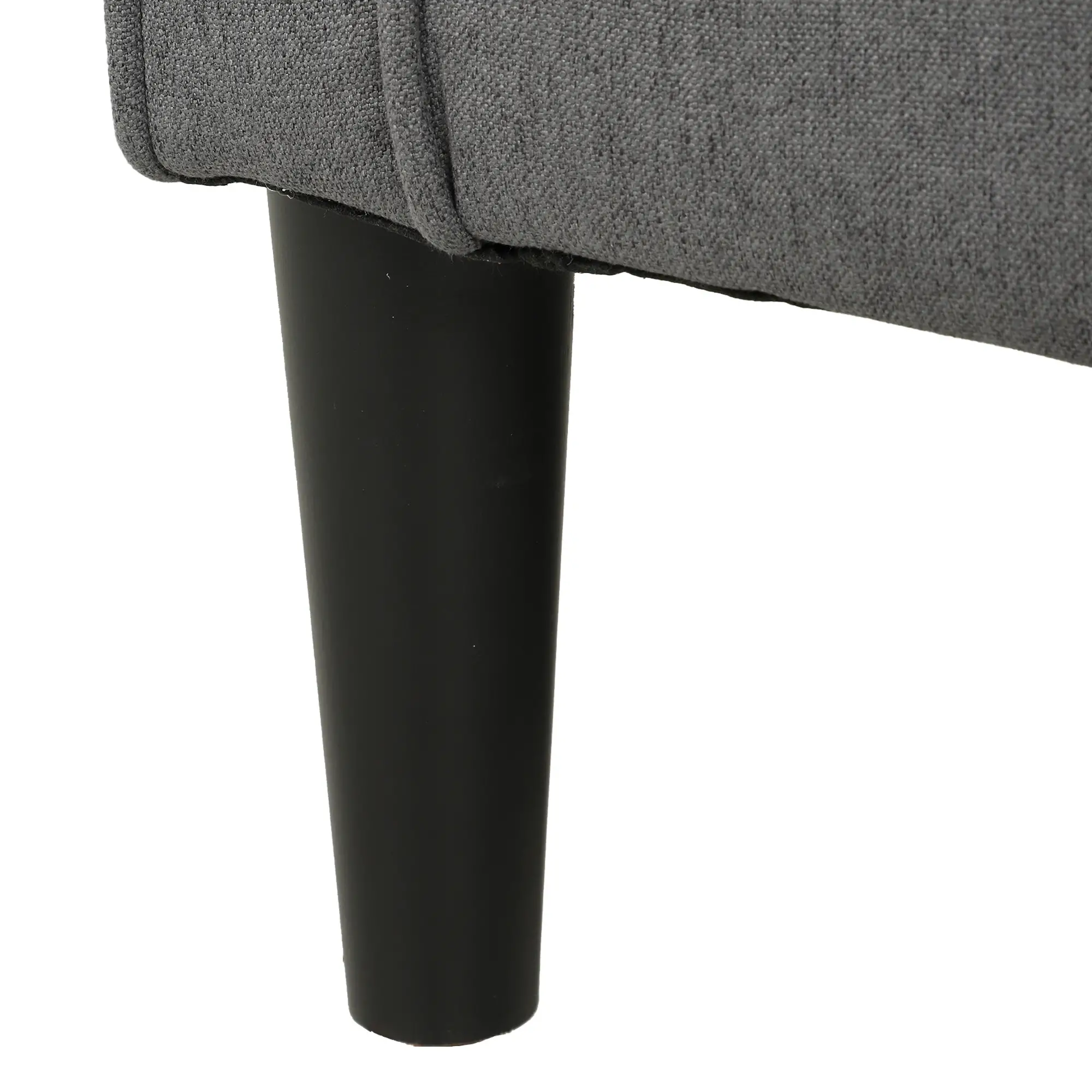 Linen Armchair 68 x 75 x 84cm - Dark Grey, Black - 13