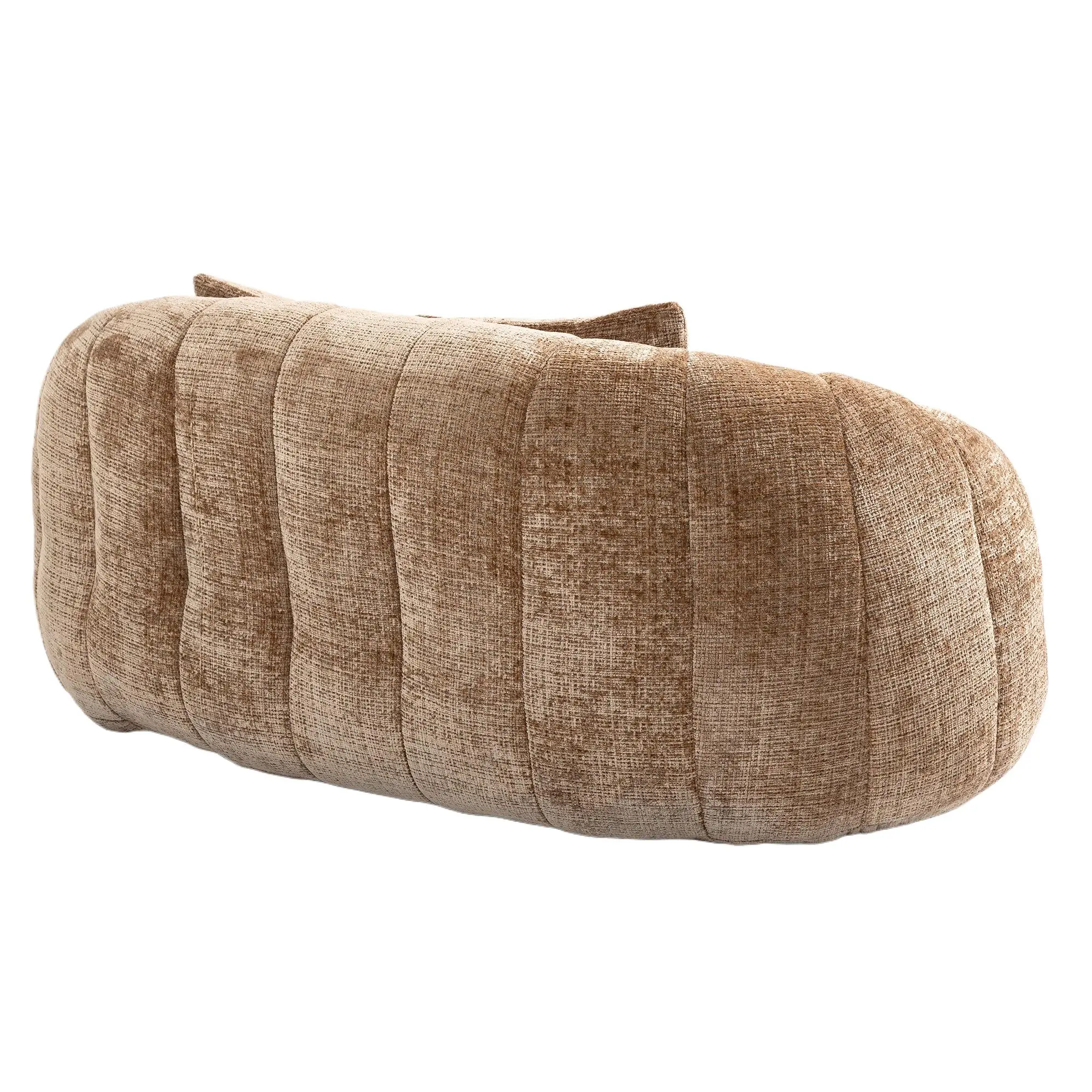 Corner 2 Seater Chenille Sofa 145 x 95 x 63cm - Coffee - 14