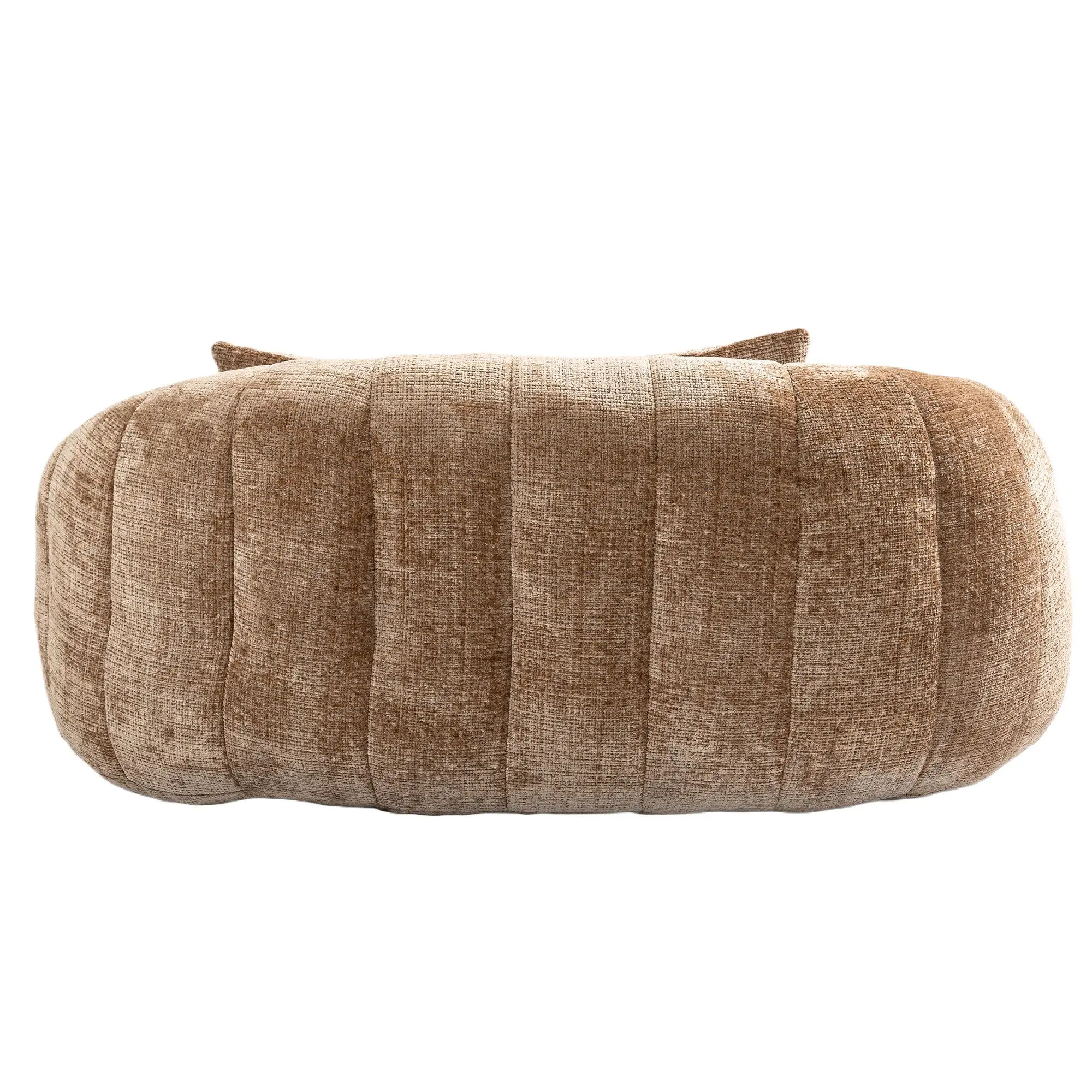 Corner 2 Seater Chenille Sofa 145 x 95 x 63cm - Coffee - 15