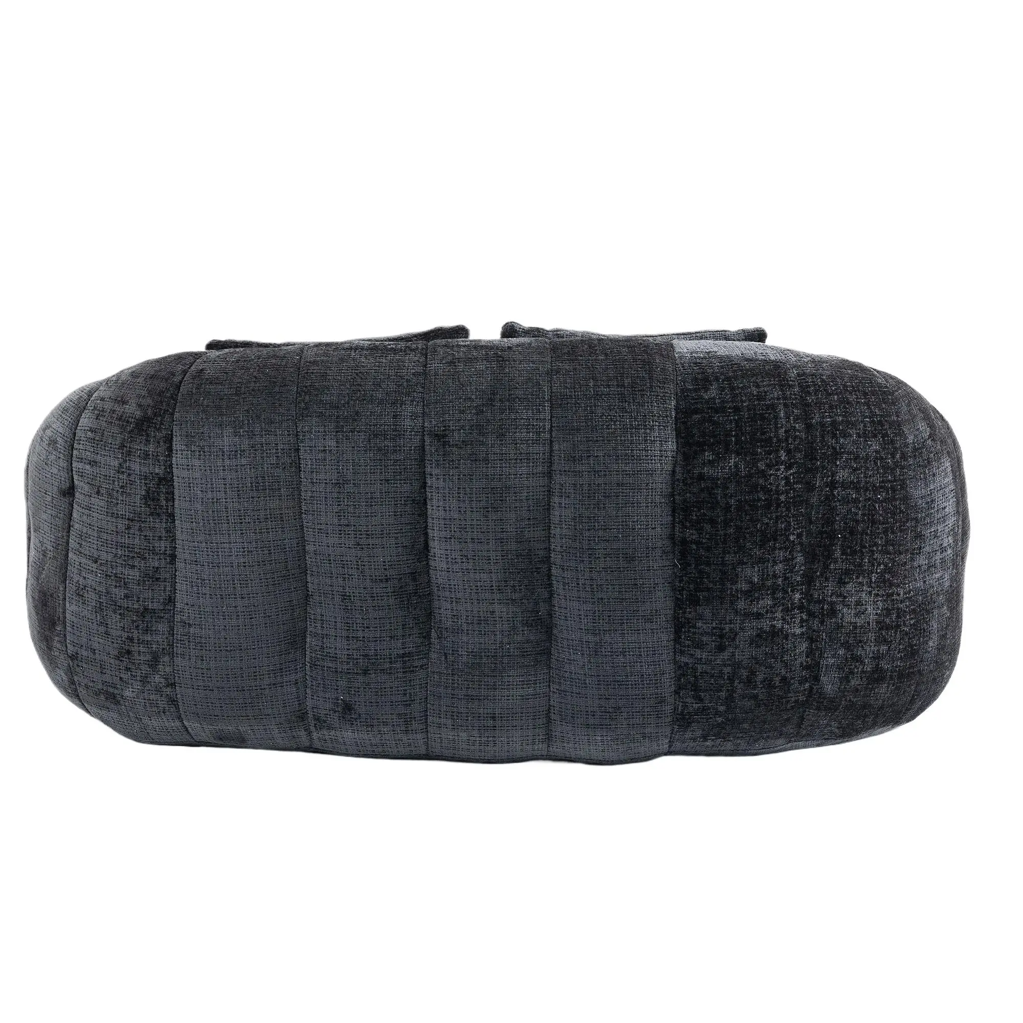 Corner 2 Seater Chenille Sofa 145 x 95 x 63cm - Black - 14