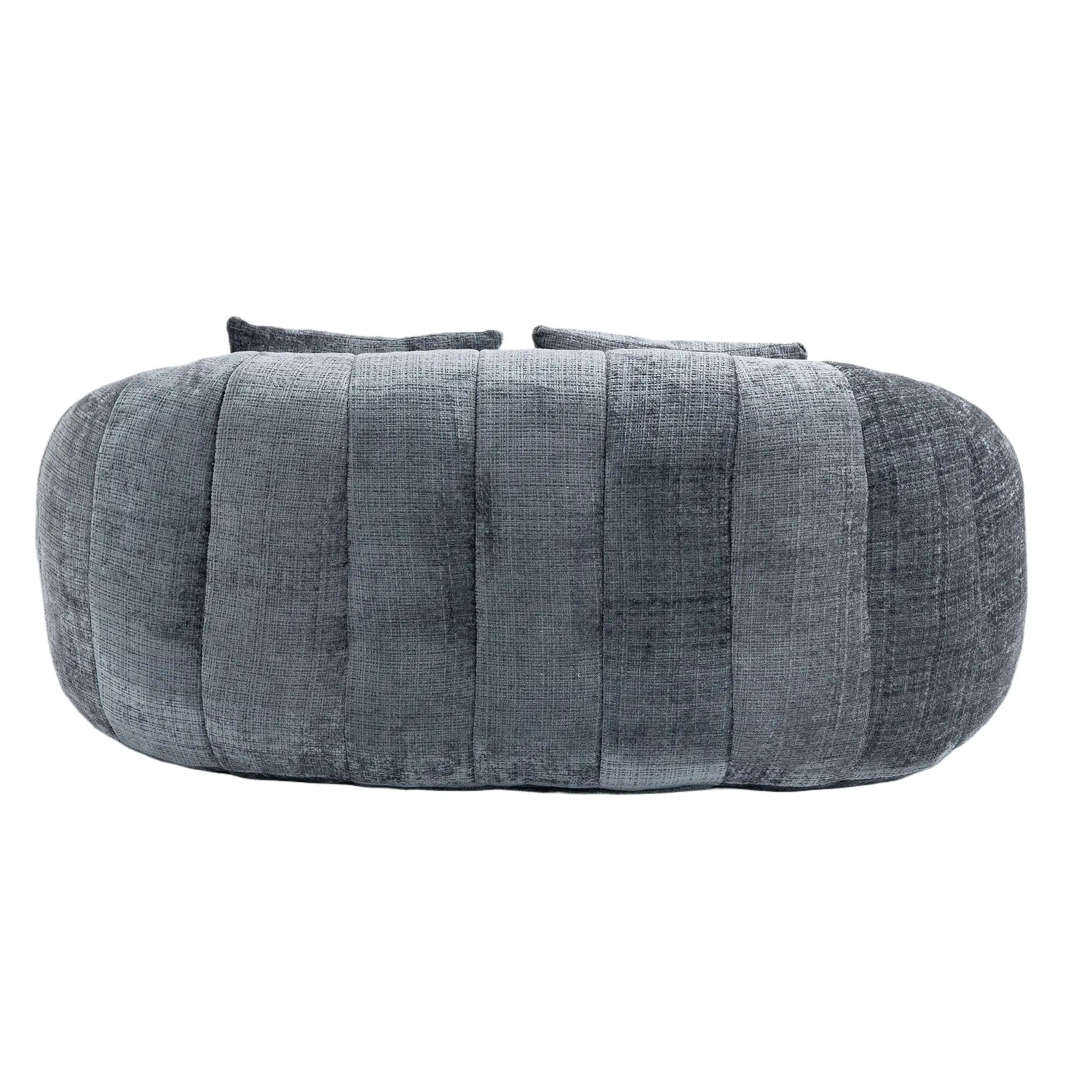 Corner 2 Seater Chenille Sofa 145 x 95 x 63cm - Grey - 15