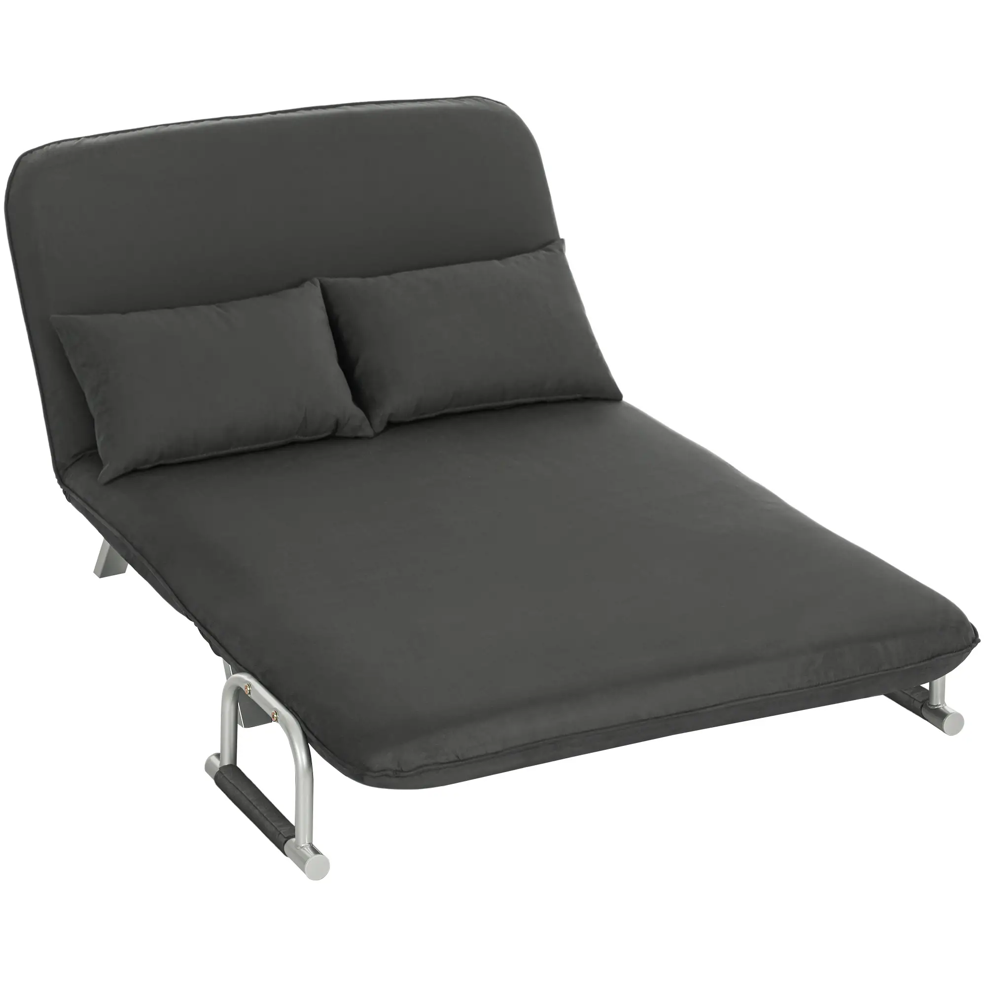 Sofa Bed 111 x 80 x 78cm - Charcoal Grey - 11