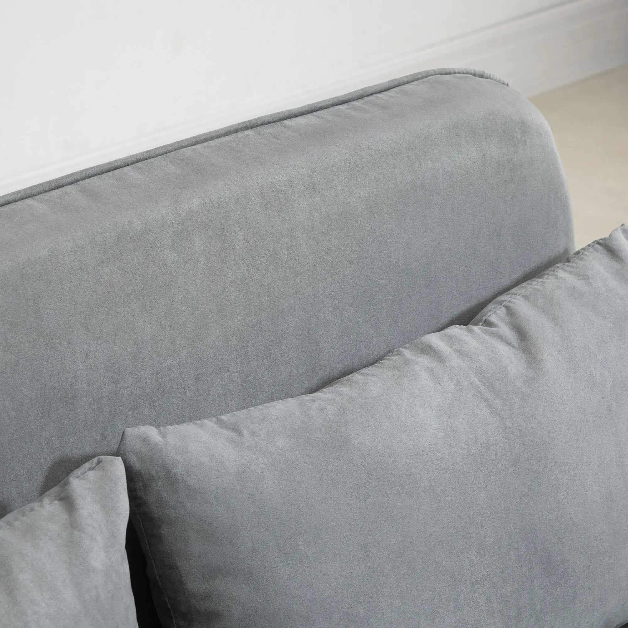 Sofa Bed 111 x 80 x 78cm - Light Grey - 9