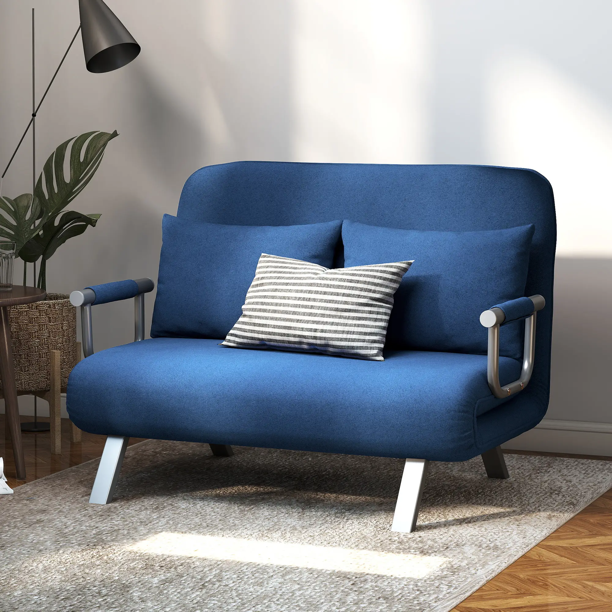 Sofa Bed 111 x 80 x 78cm - Dark Blue - 10