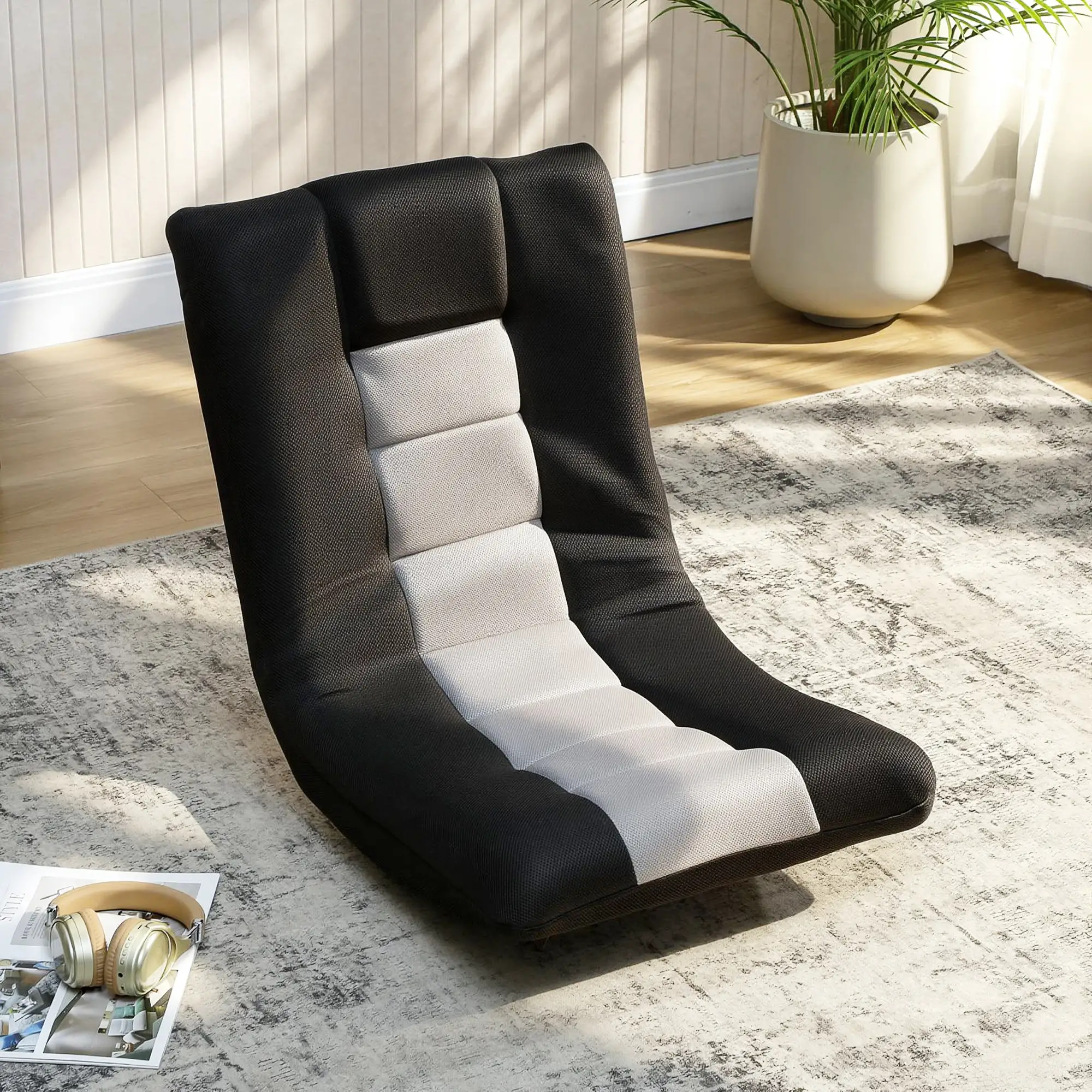 Sofa 59 x 104 x 72cm, Black - Black - 10