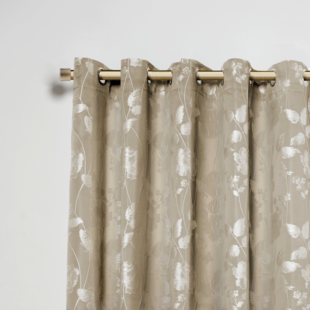 Fenton - Extendable Curtain Pole in Antique Brass (With rings) - Image 3