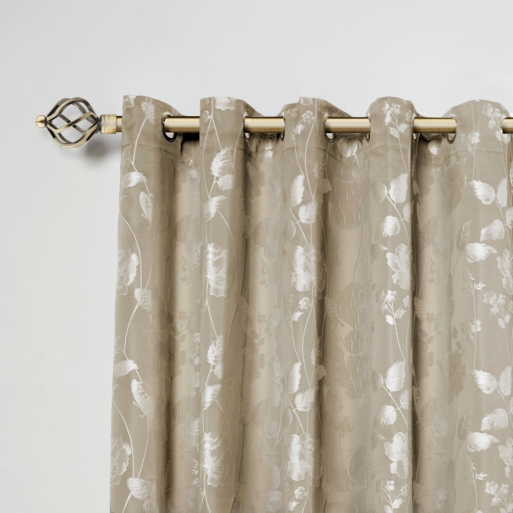 Cage - Extendable Curtain Pole in Antique Brass - Image 2