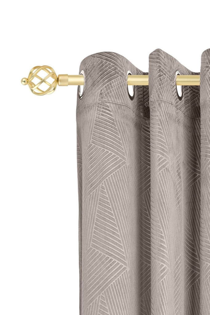 Cage - Extendable Curtain Pole in Gold - Image 2