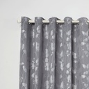 Fenton - Extendable Curtain Pole in Brushed Silver (With rings) - Image 3