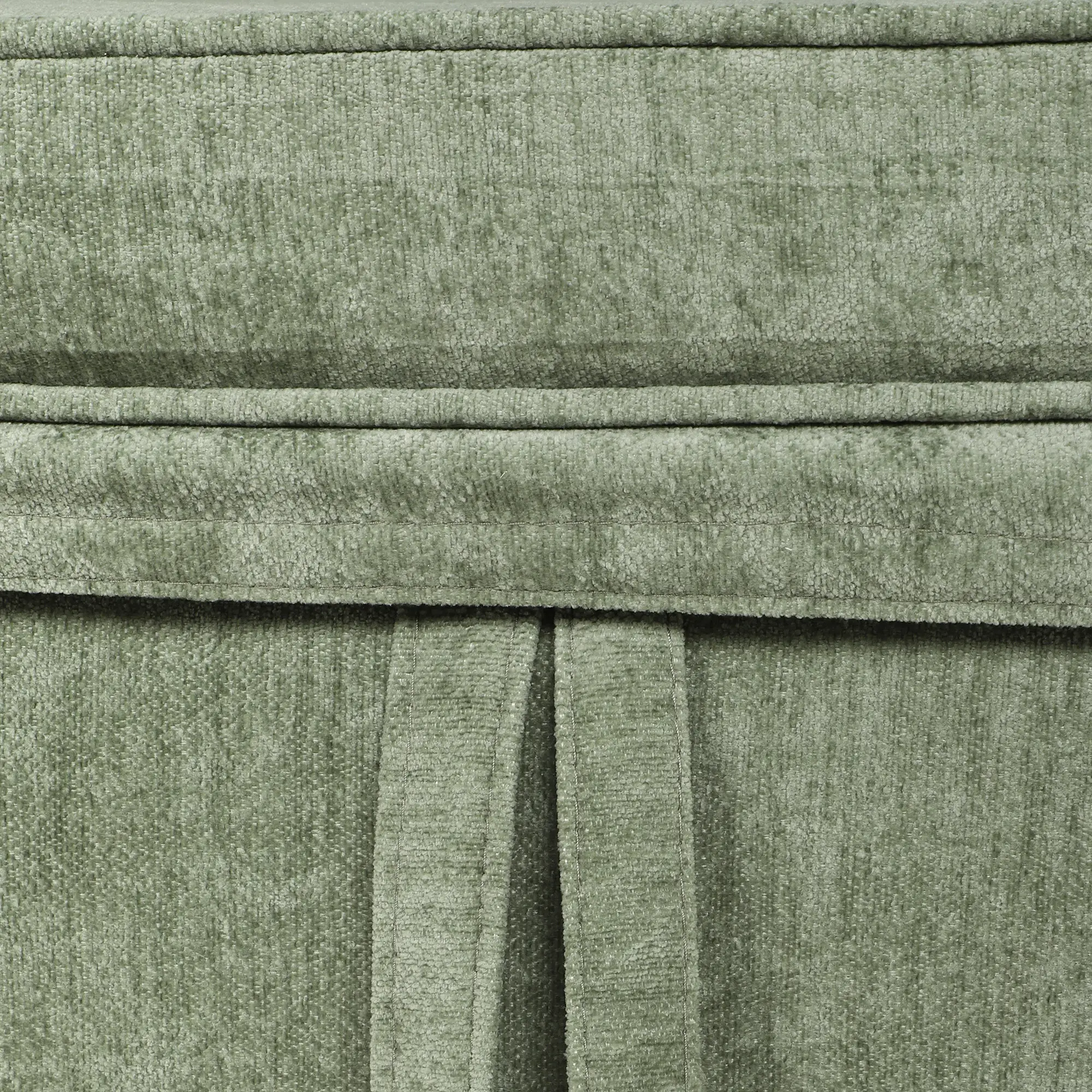 2 Seater Chenille Sofa Bed 130 x 91 x 100cm - Light Green - 13