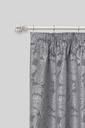 Geneva - Extendable Curtain Pole in Brushed Silver (With rings) - Image 2