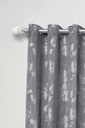 Mineral - Extendable Curtain Pole in Brushed Silver (With rings) - Image 3