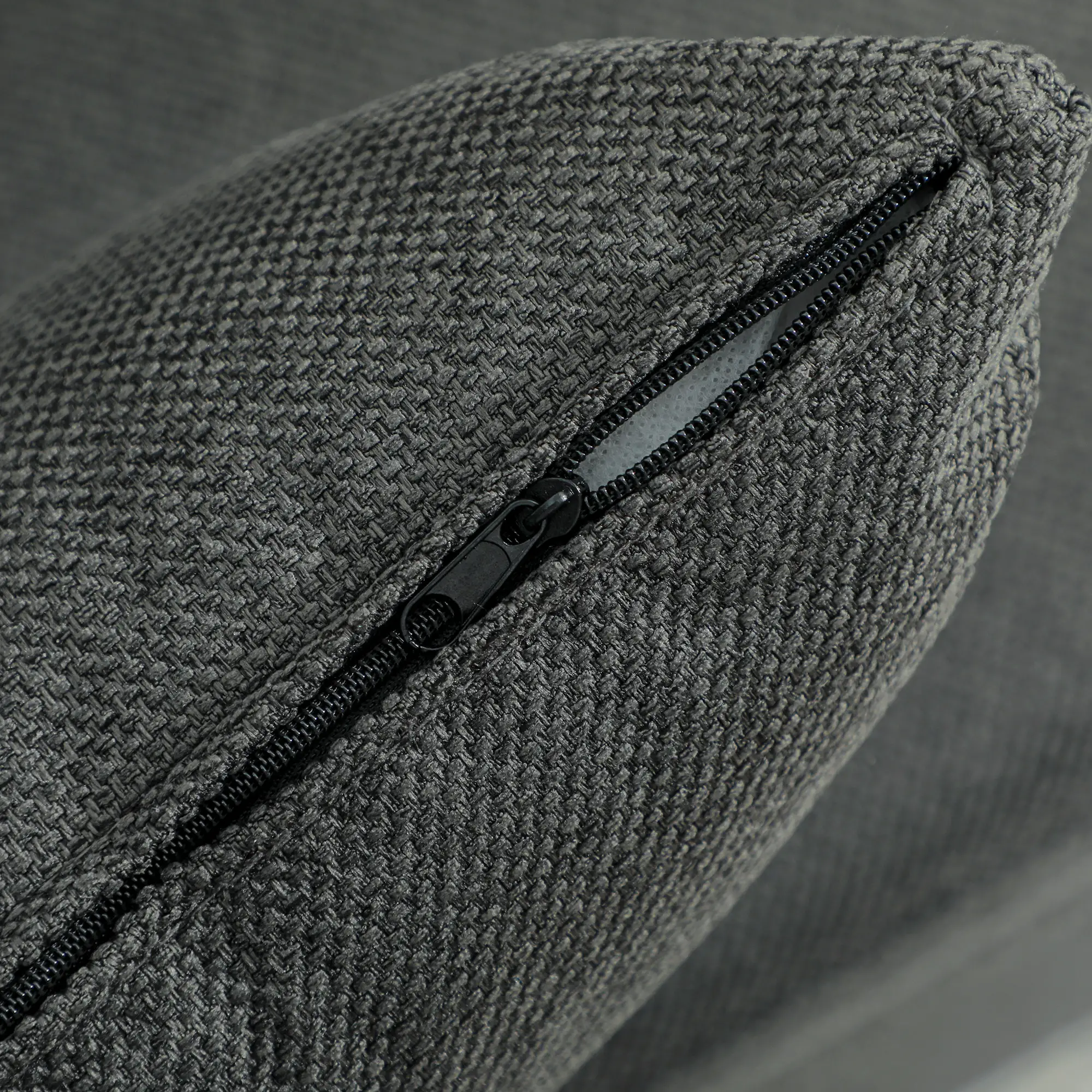 2 Seater Linen Sofa Bed 158 x 85 x 85cm - Charcoal Grey - 10