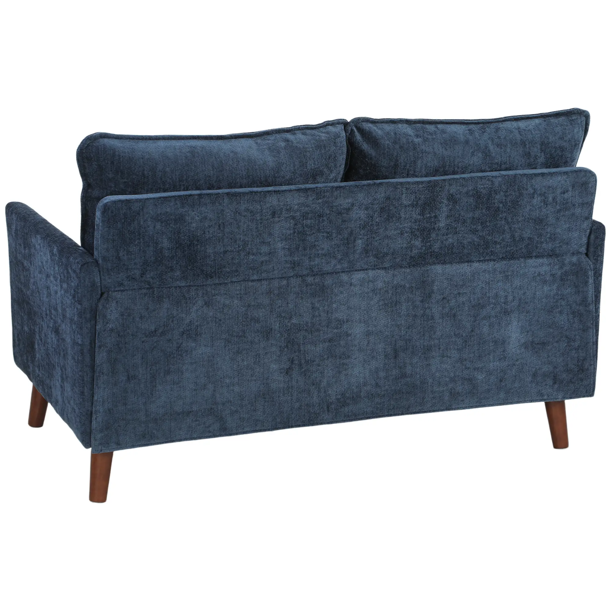 2 Seater Velvet Sofa 131 x 78 x 83cm - Blue - 12