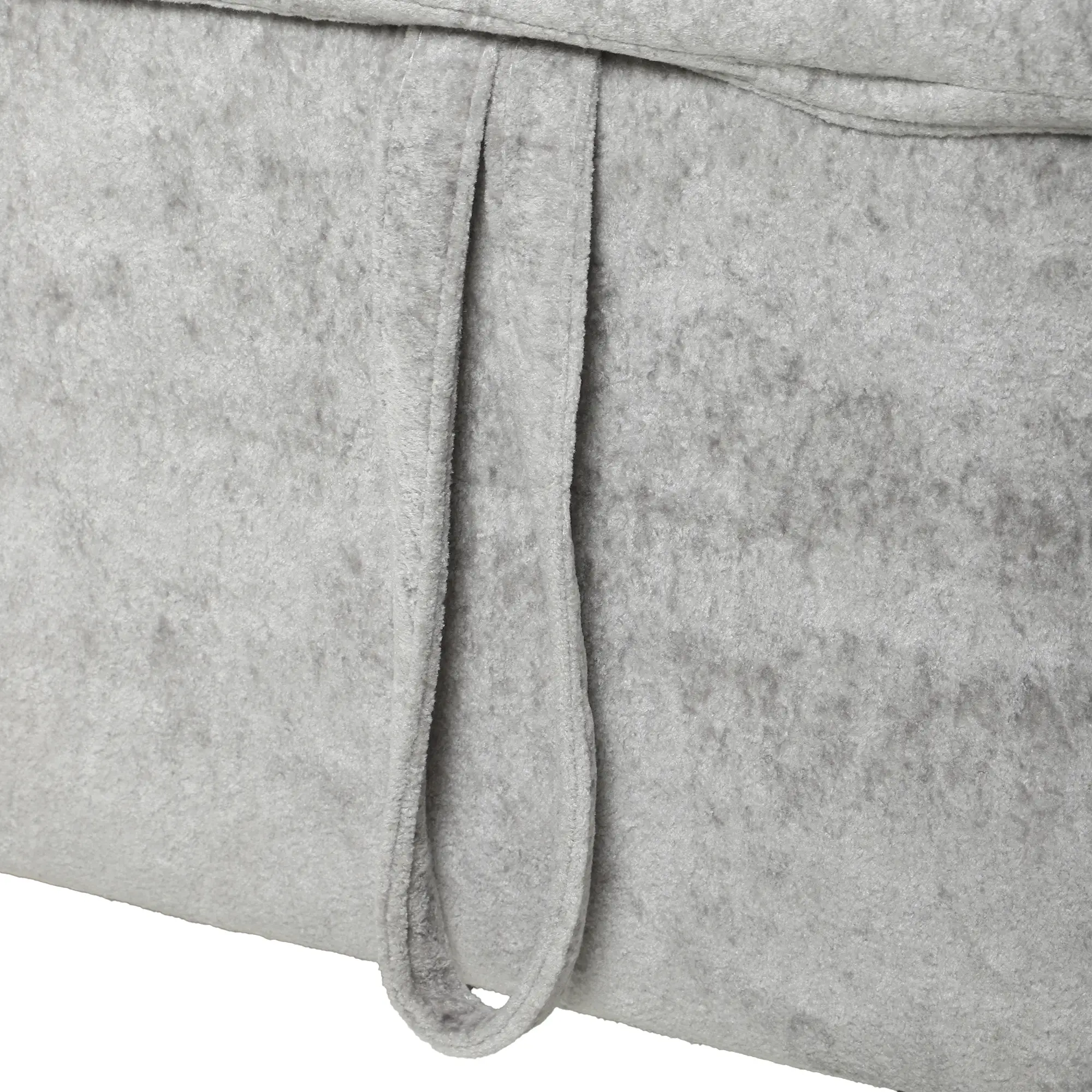 2 Seater Velvet Sofa Bed 137 x 91 x 95cm, Grey - Grey - 11