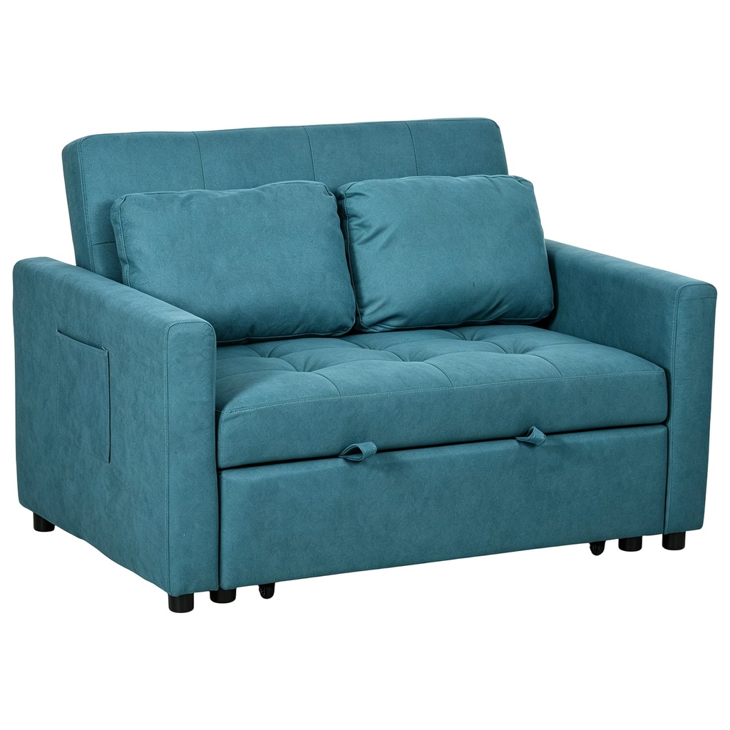 Sofa Bed 120 x 84 x 86cm - Blue - 1
