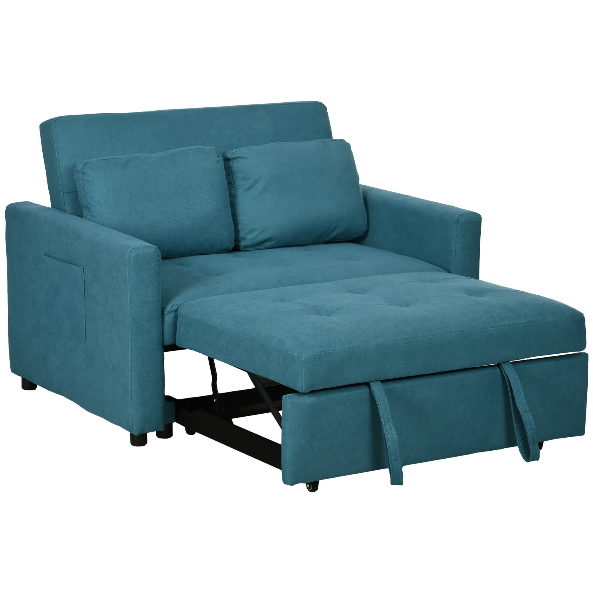 Sofa Bed 120 x 84 x 86cm - Blue - 11